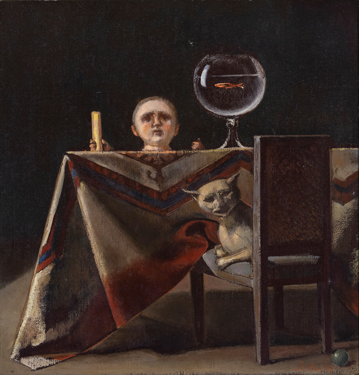 Balthus, Le poisson rouge, 1948