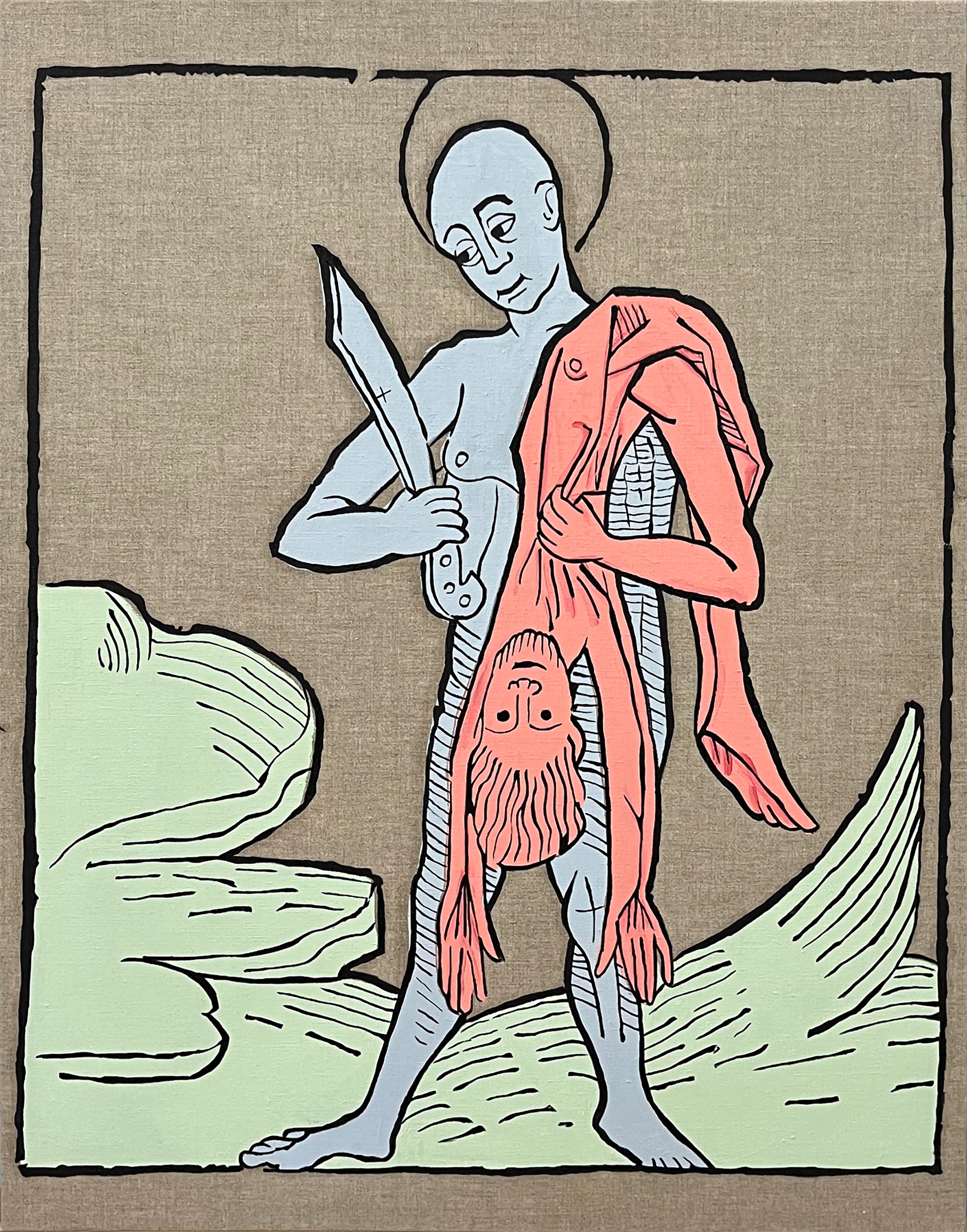 Revelation, 100 x 80 cm, Oil on linen, 2022