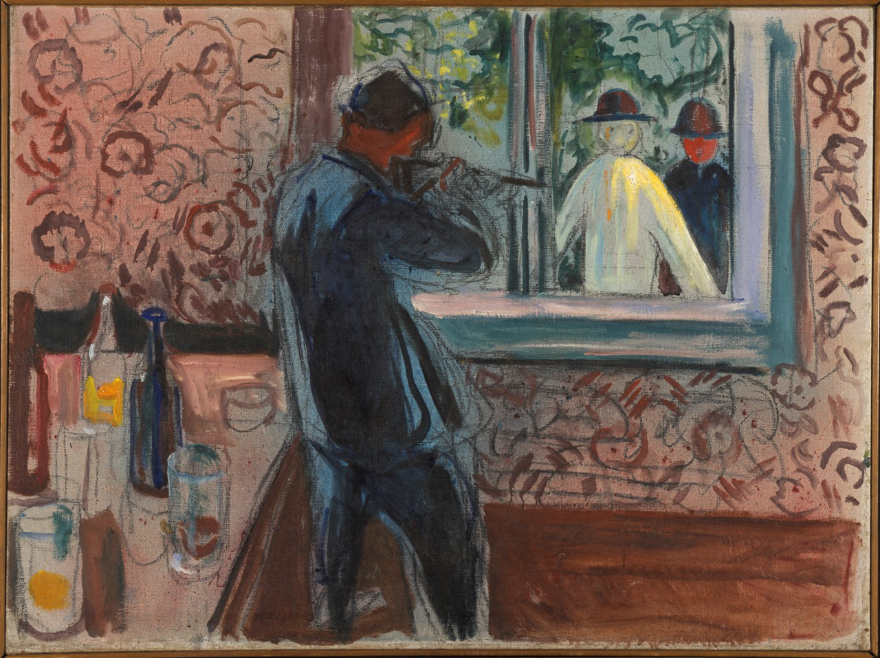 Edvard Munch, Uninvited Guests, 1932-35