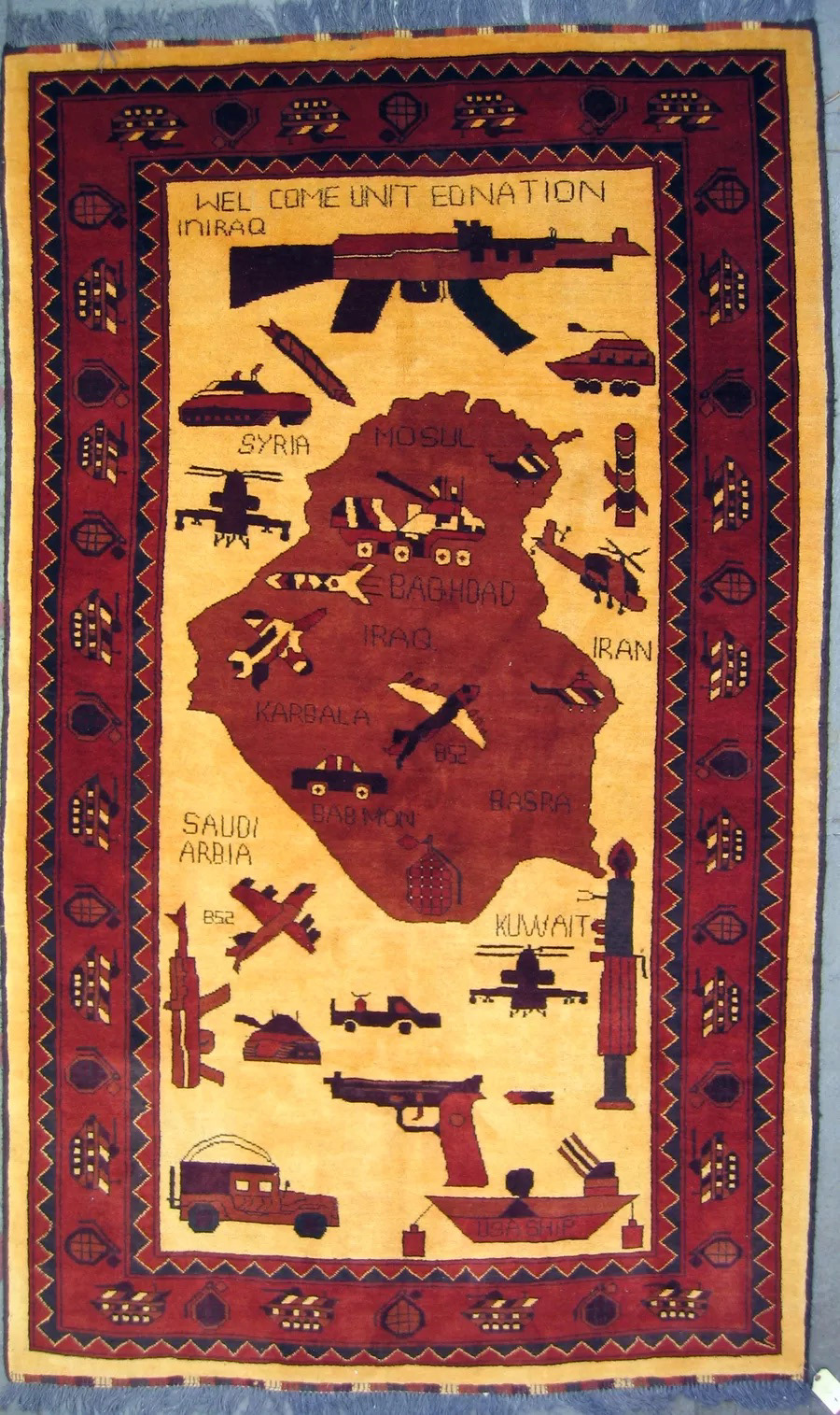 Afghan War Rug, XXIst Century
