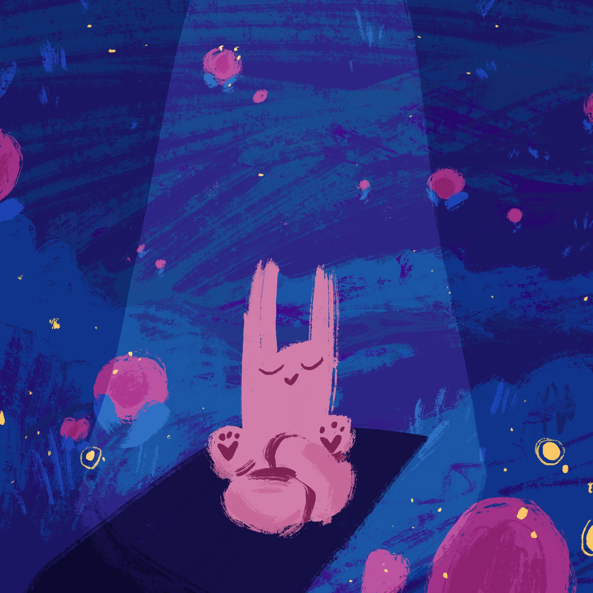 Meditate, 2023, Digital Painting