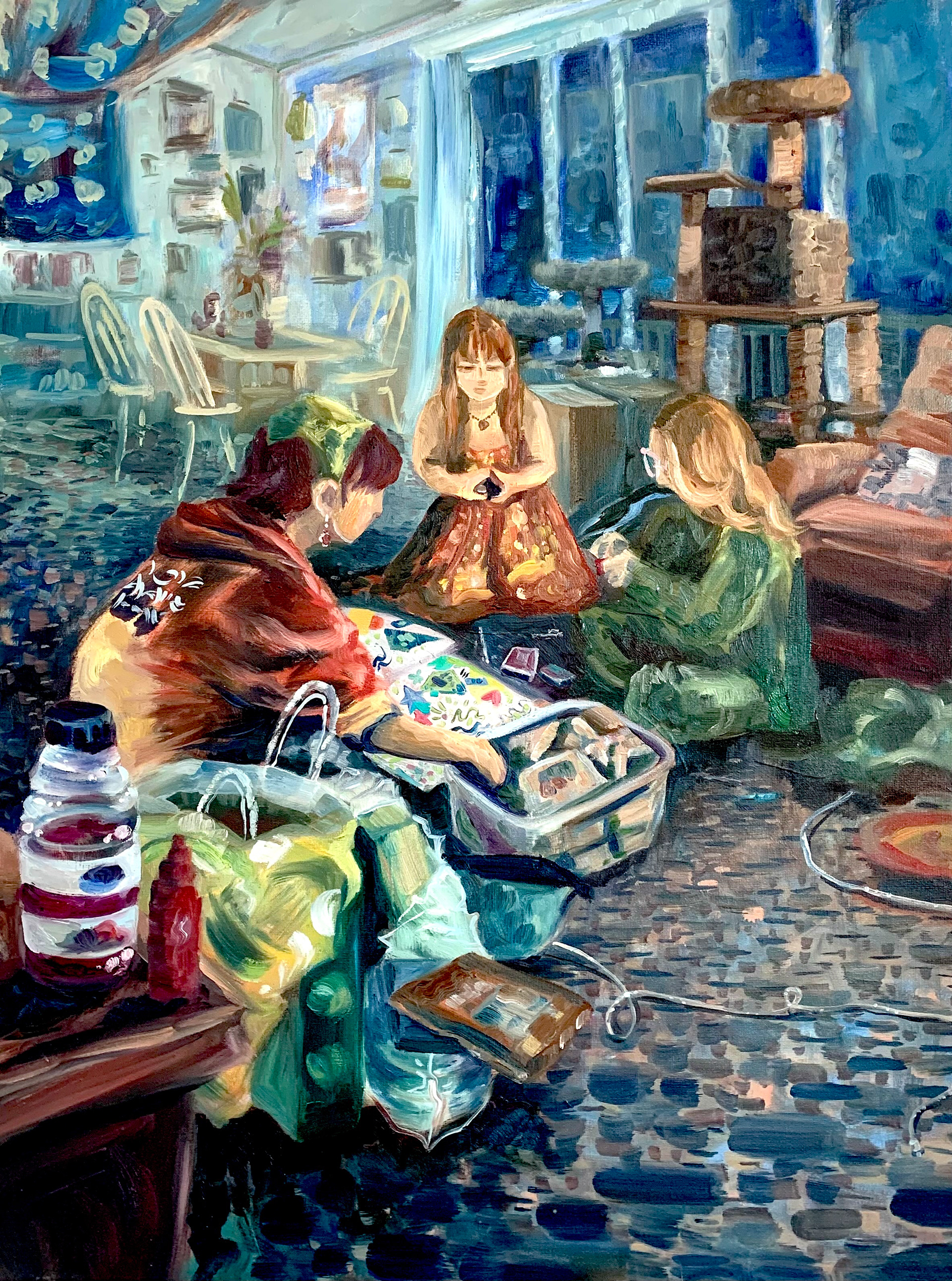 May I Interject, 2023, Oil on Canvas