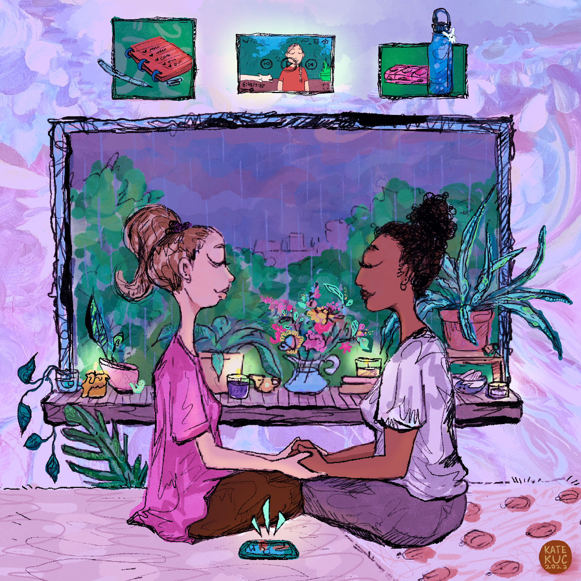 Meditate, 2023, Digital