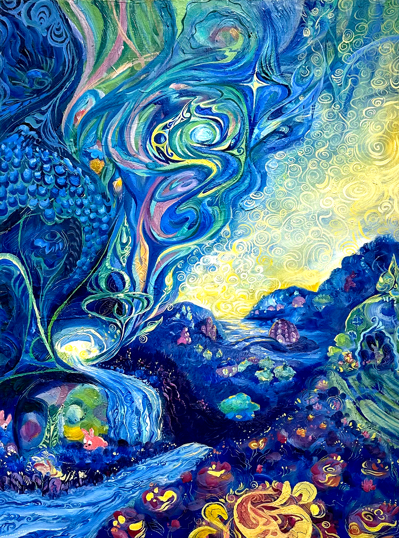 Ooling Portal, 2024, Oil on Canvas