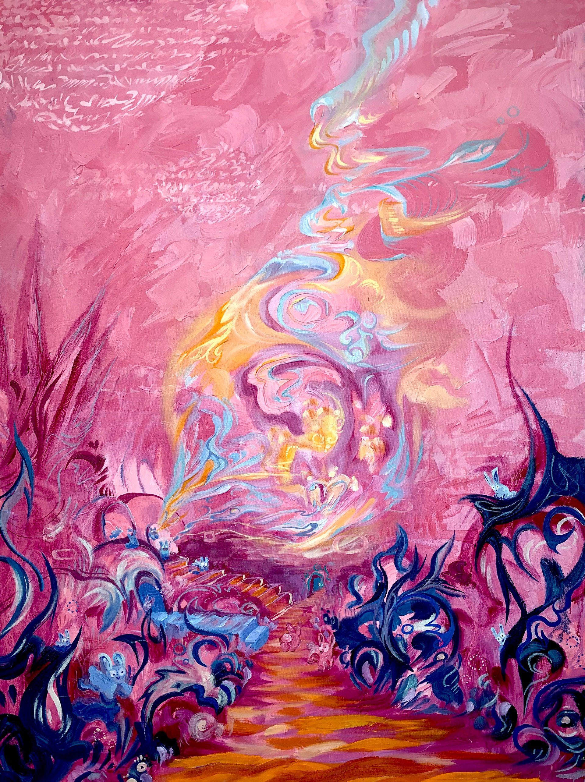 Dusk Sweep, 2024, Oil on Canvas