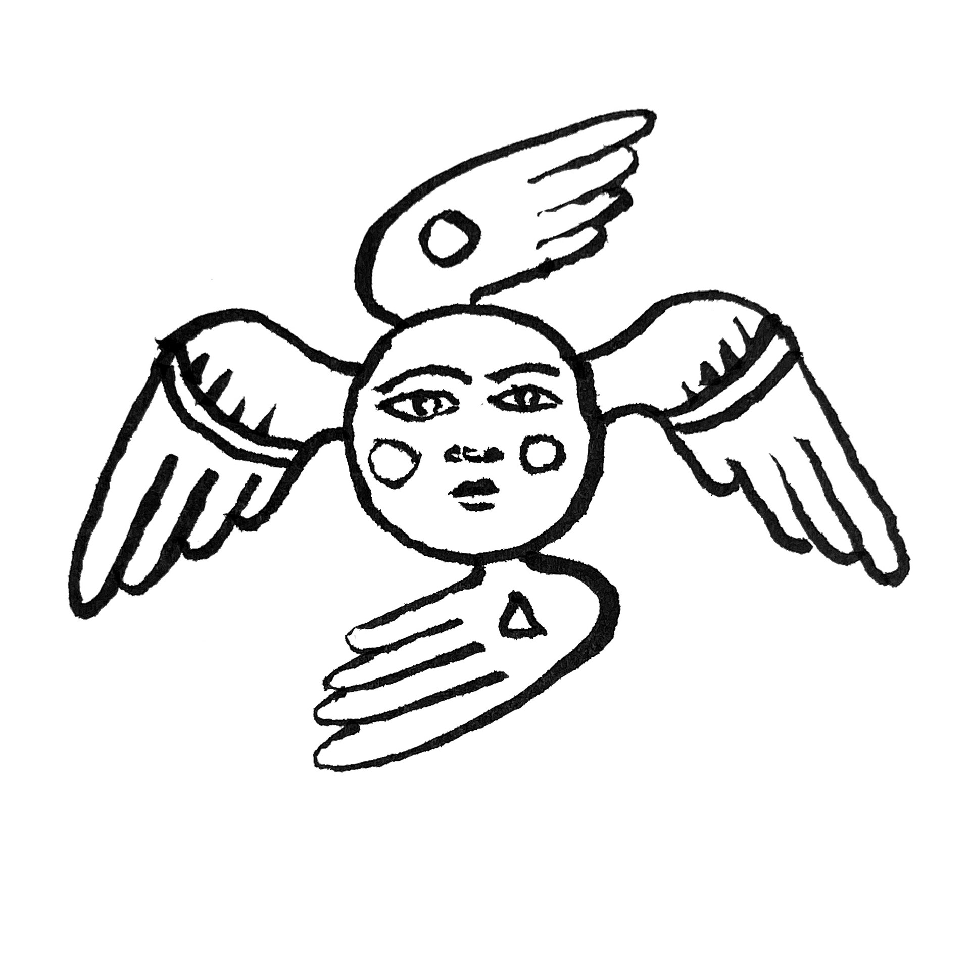 Sun God - Ink