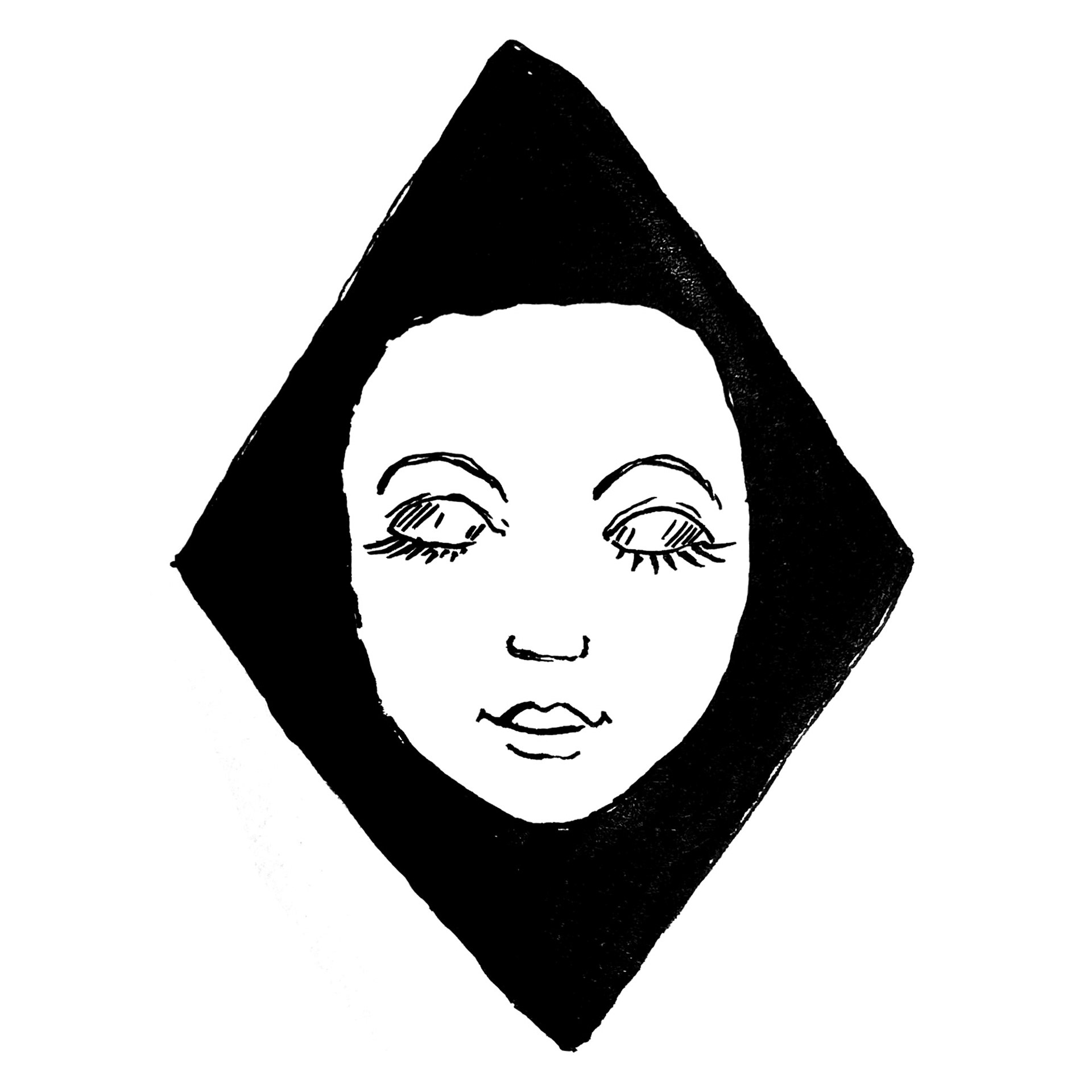 Queen of Diamonds - Ink