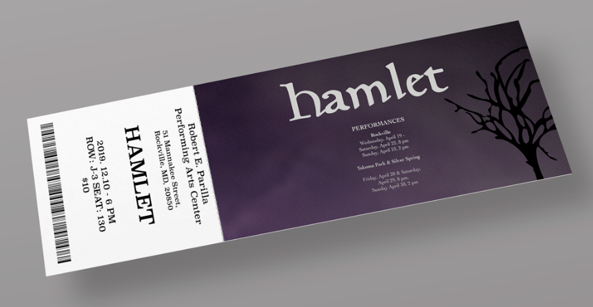 Hamlet ticket