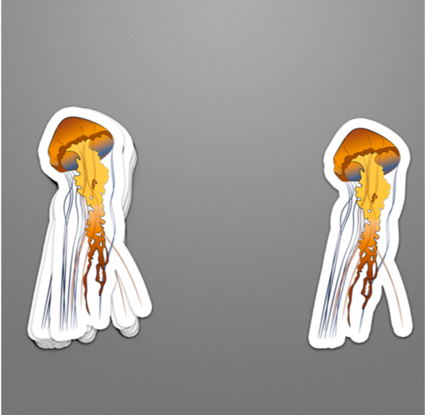 jellyfish stickers