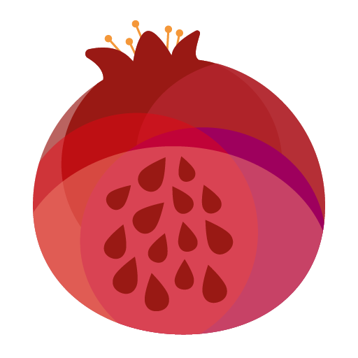 Saliha Soylu Logo: A red pomegranate