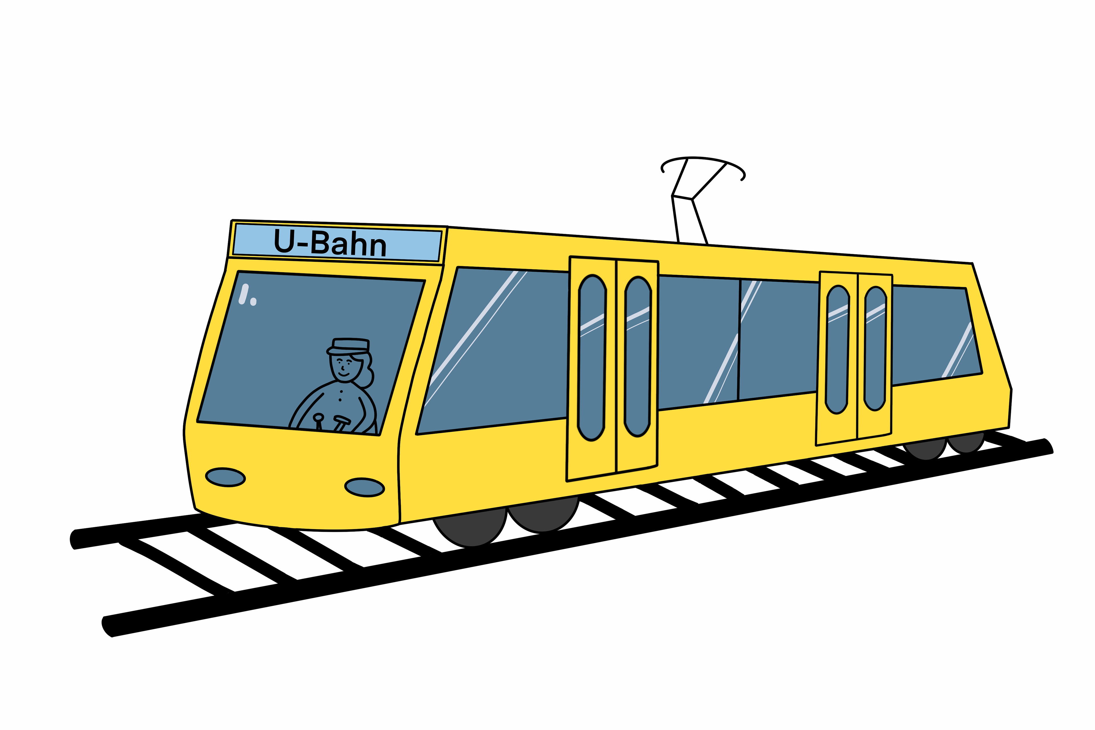 Straßenbahn, U-Bahn, Zug, Tram, S-Bahn