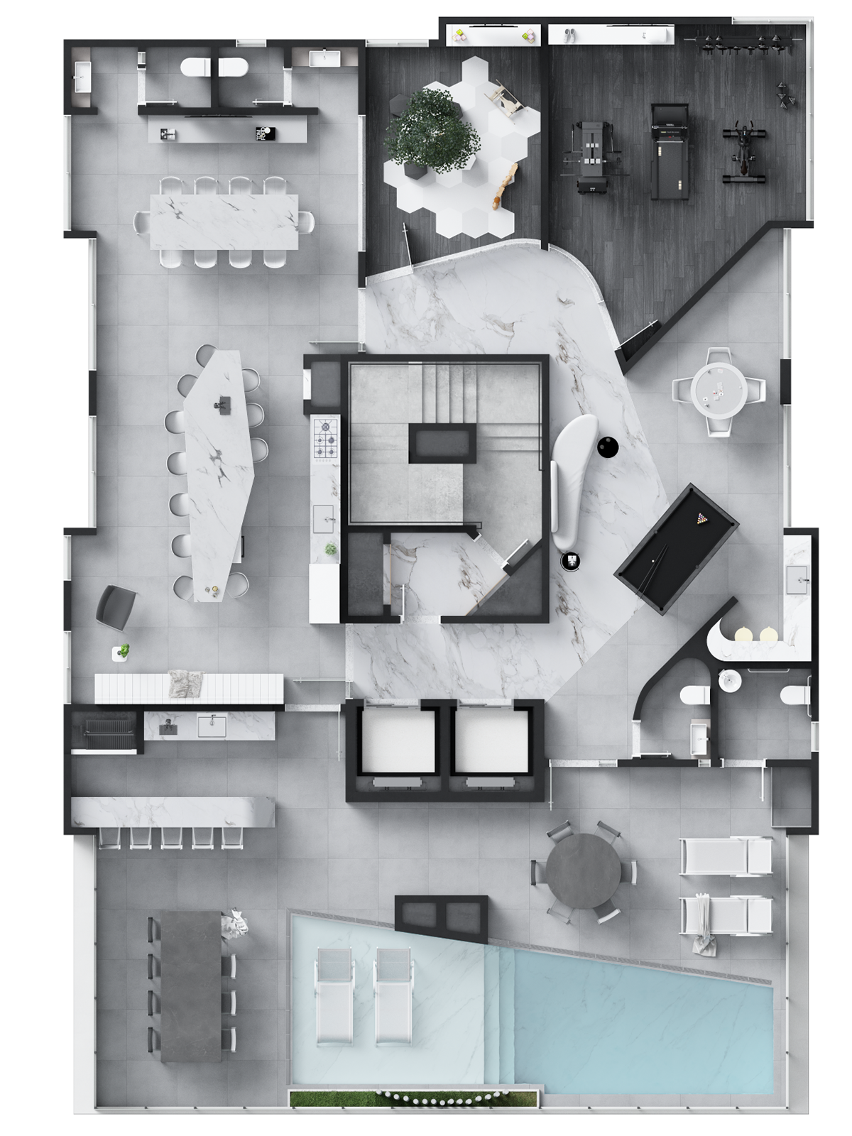 Planta Baixa Rooftop