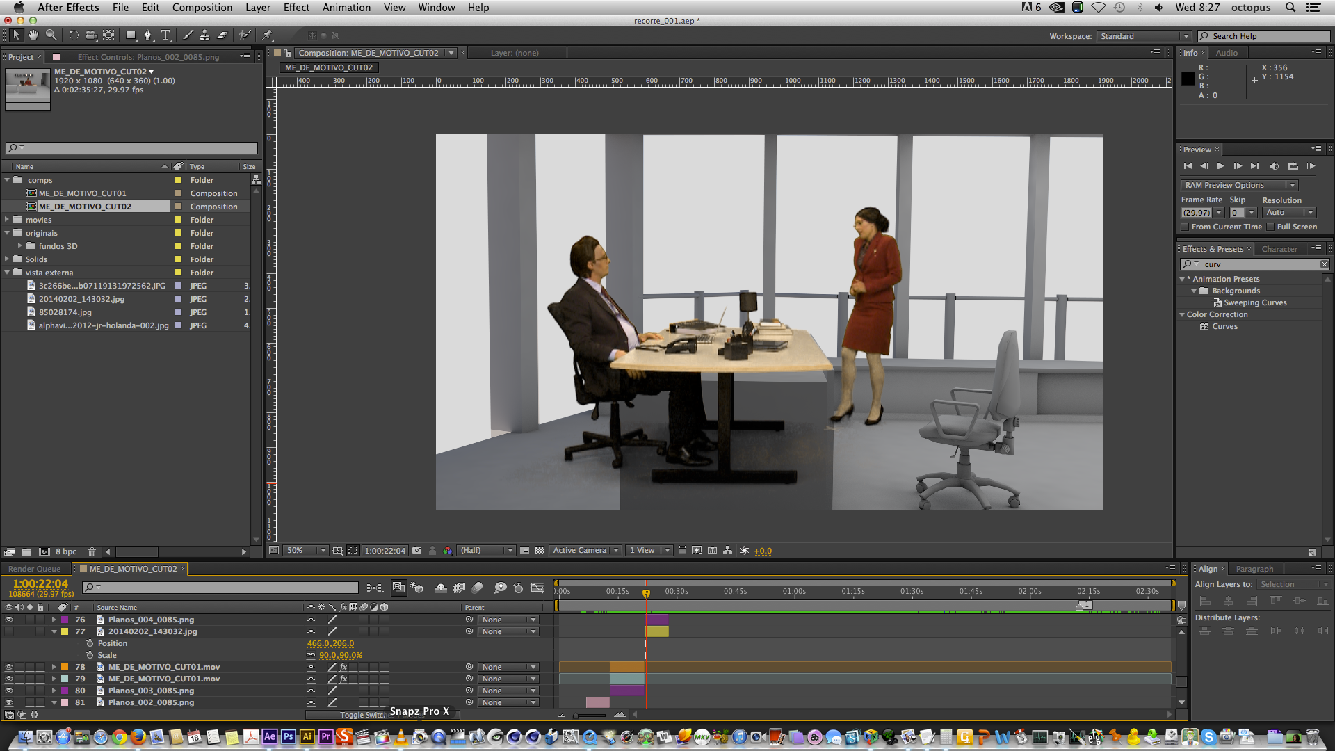 VIRTUAL SCENERY FOR TV SHOW