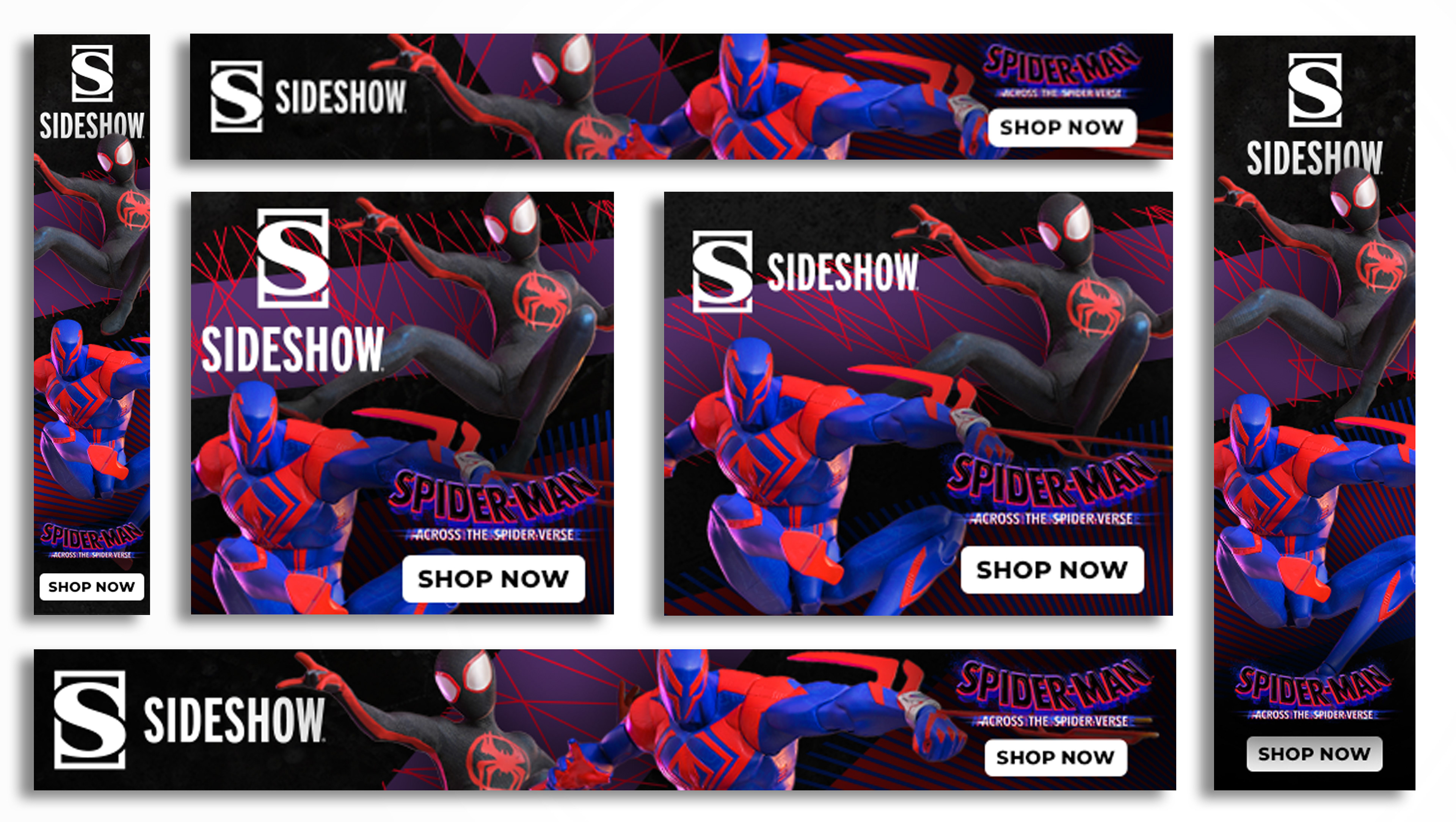 Sideshow Affiliate Banner Graphics Spiderman Across the Spider-Verse