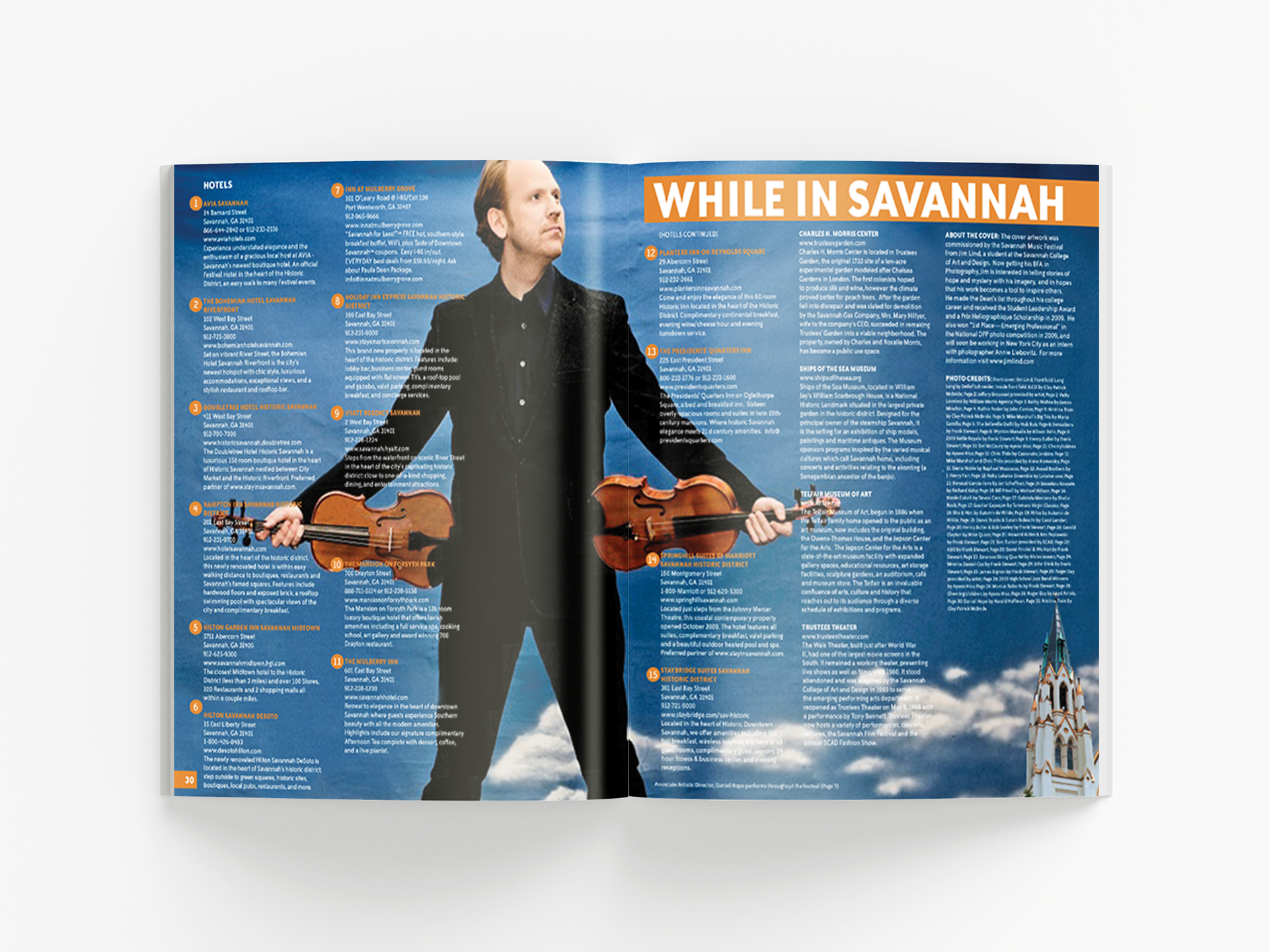 Savannah Music Festival Annual Ticket Brochure While in Savannah