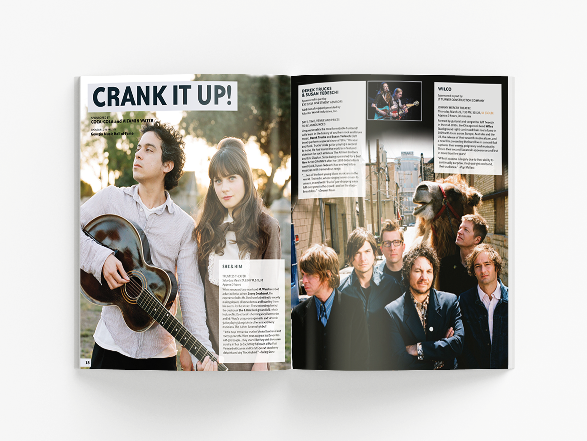 Savannah Music Festival Annual Ticket Brochure Crank It Up