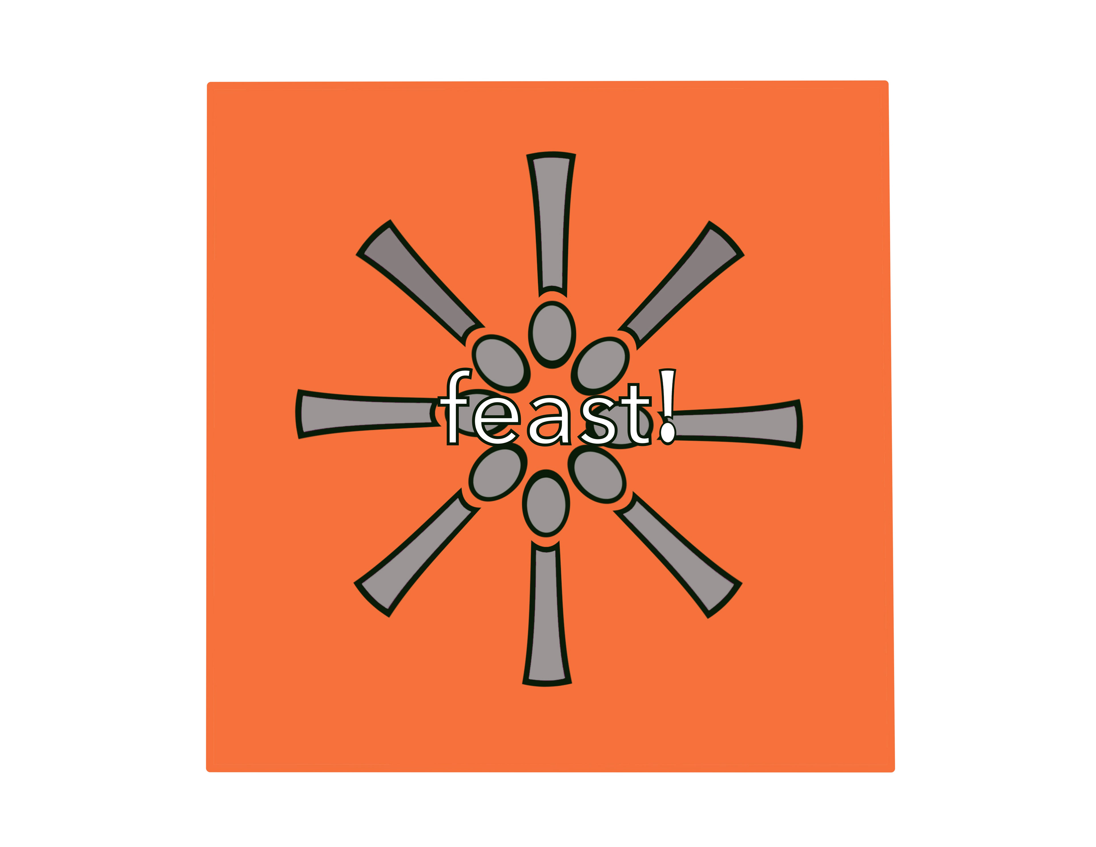 exclamation spoon circle