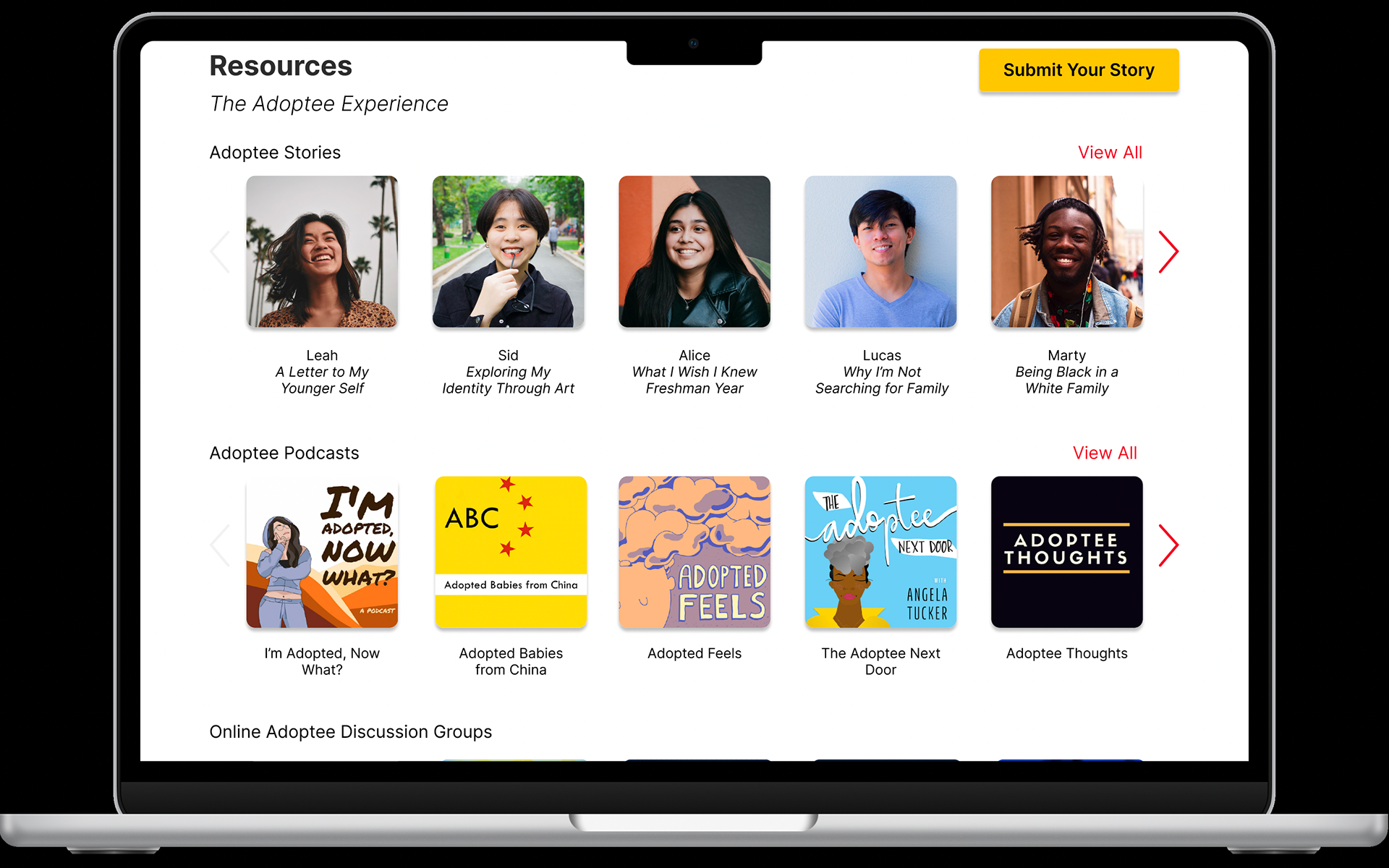 The Adoptee Experience Page