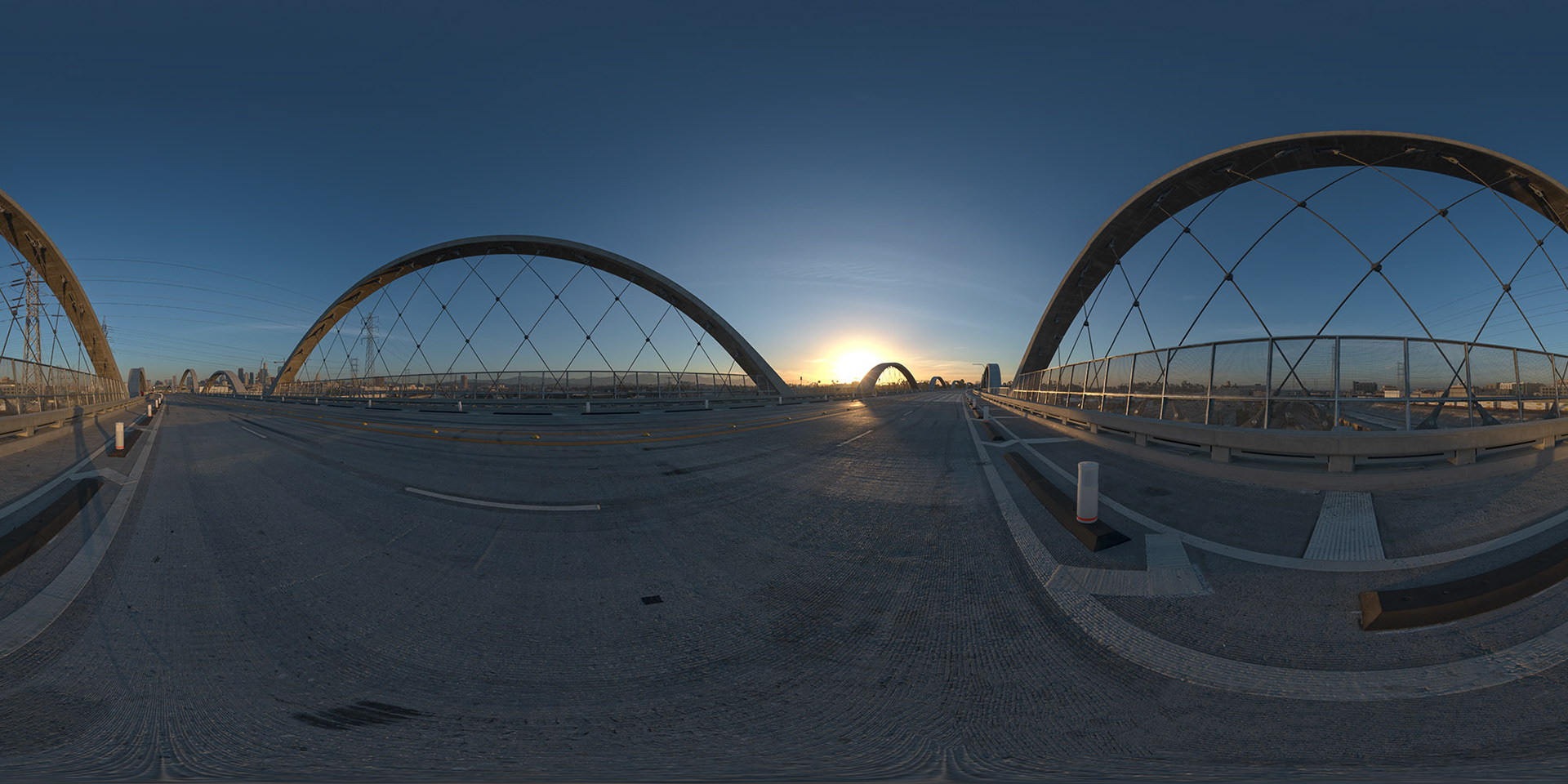 HDRI LOS ANGELES 6TH BRIDGE - SUNRISE