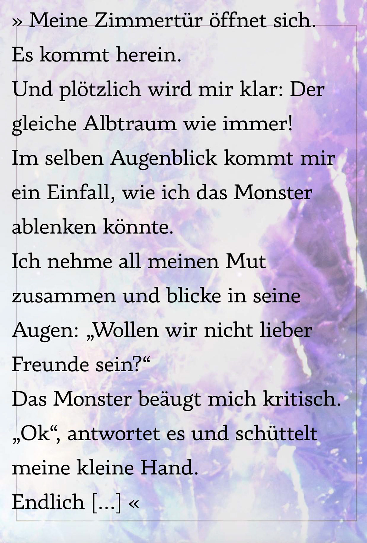 Lucas' erster Klartraum