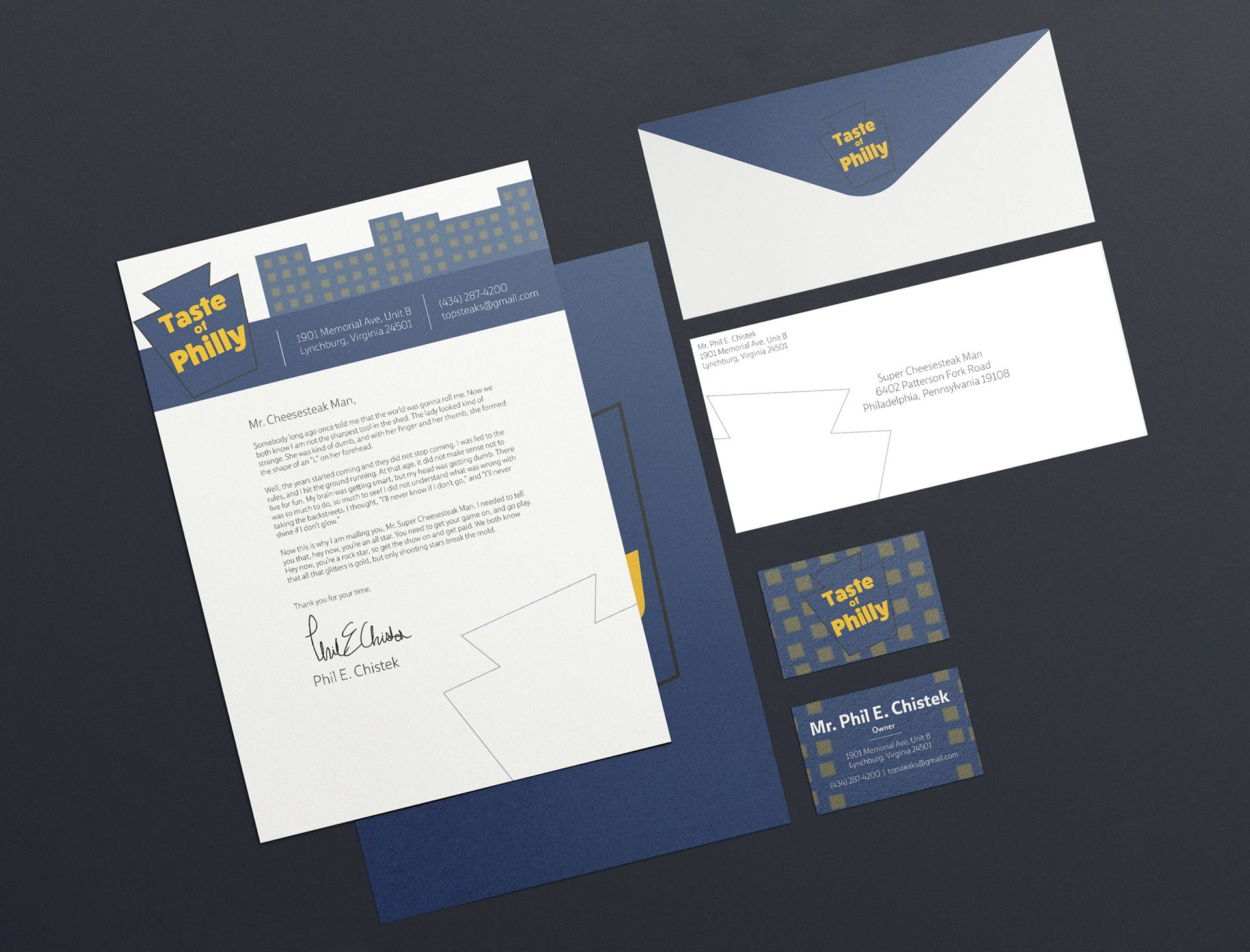 Taste of Philly Rebrand: Mockup - Mockup from Adobe