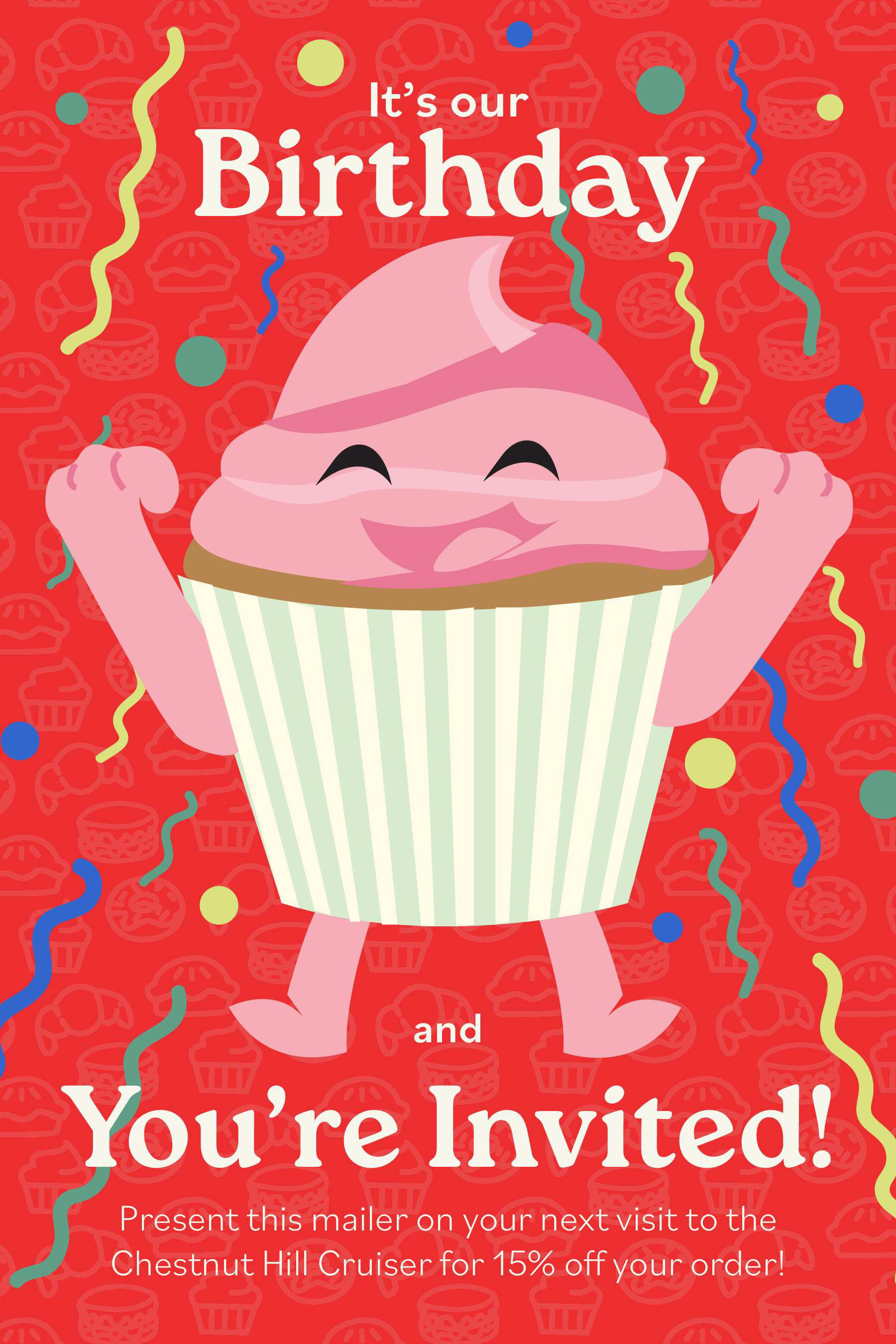 Chestnut Hill Bakery Red Mailer (FRONT) - Collaborative Effort