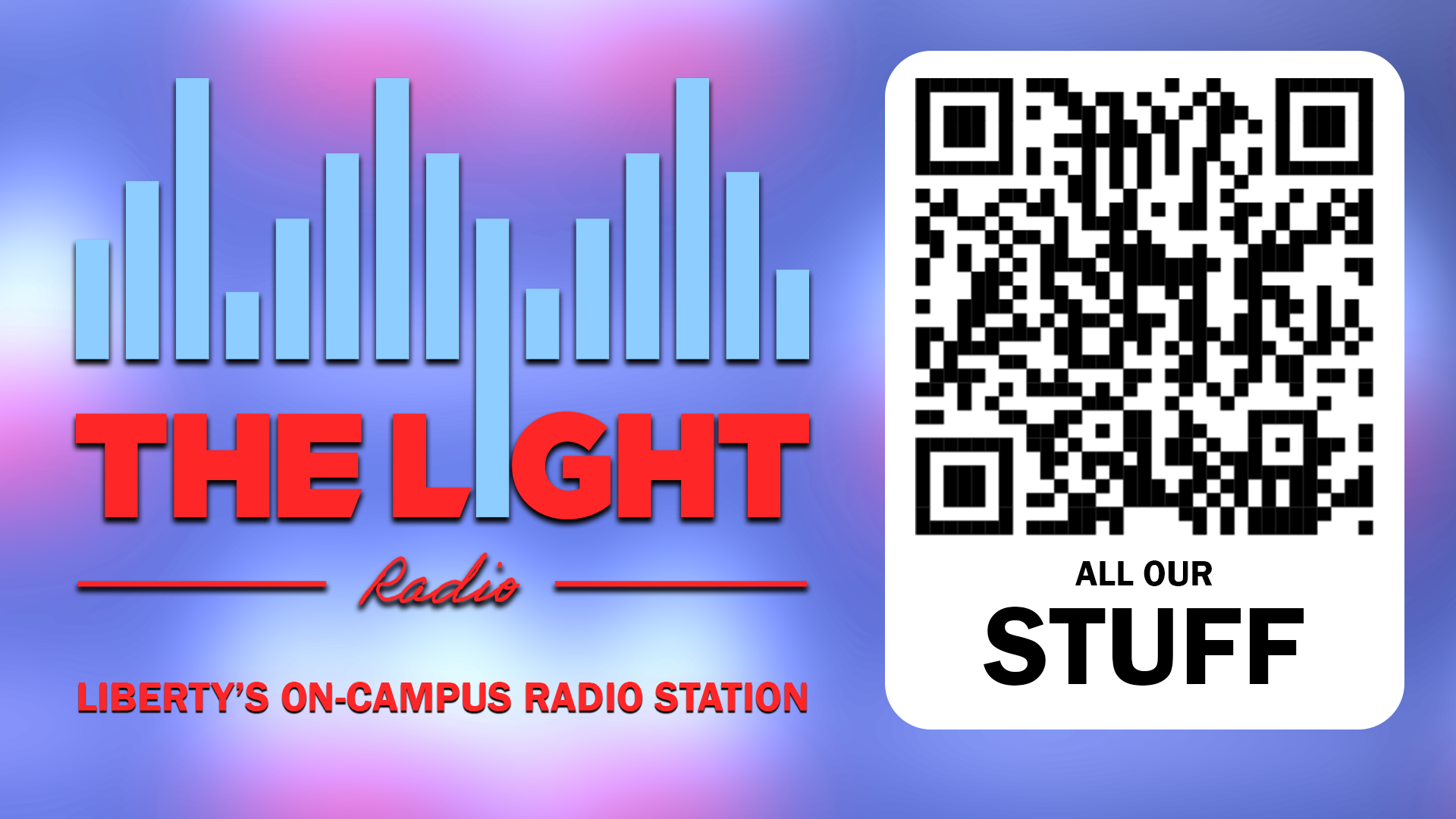 The Light Radio QR Code Slide #1 - Various Assets Used
