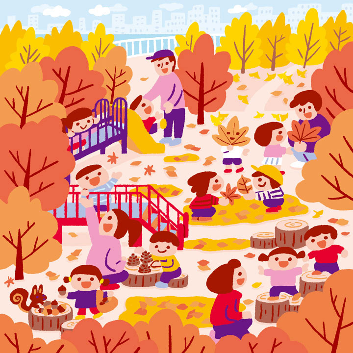 11月秋の公園