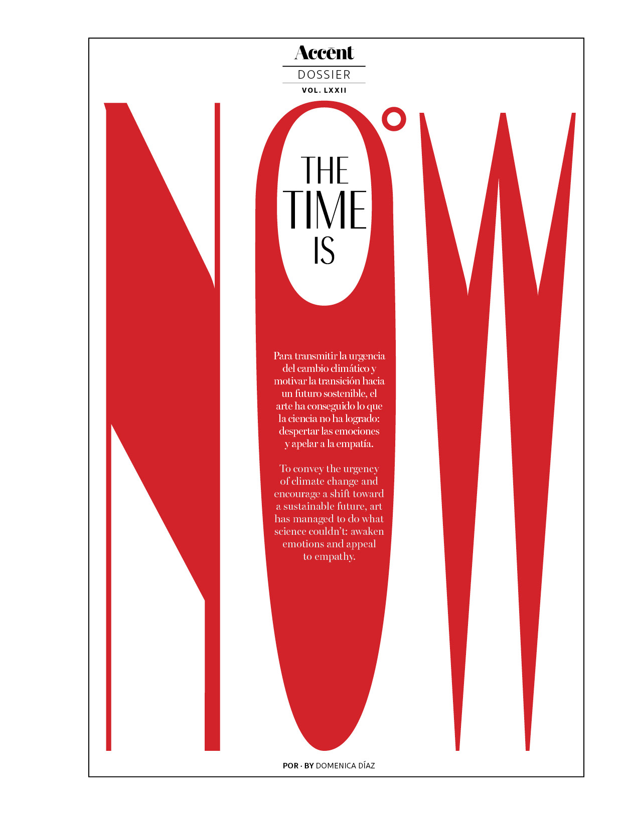 Accent N°72 The time is now