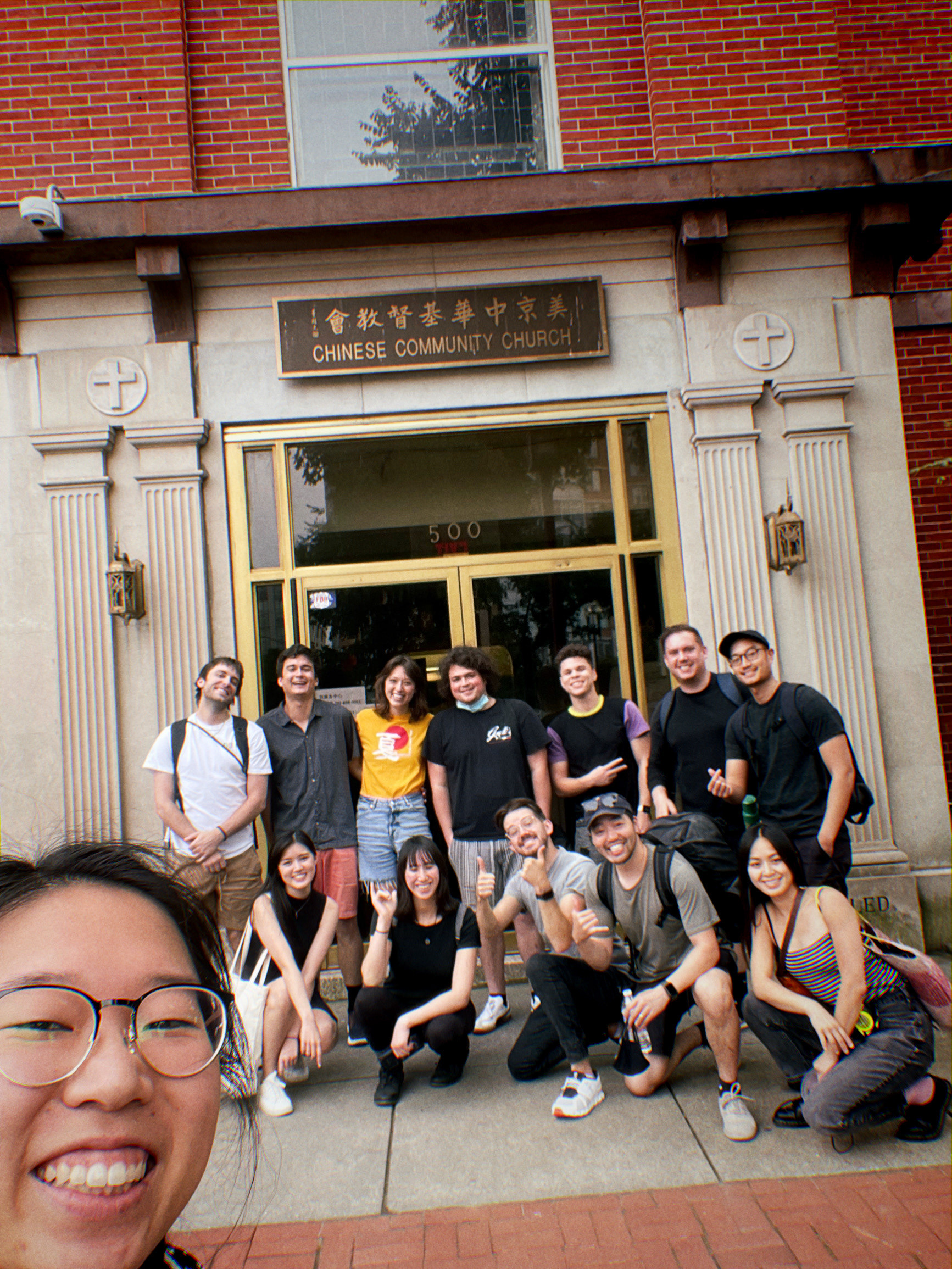 In Chinatown - worked on a short film called Mandarins!