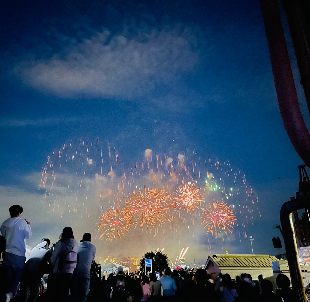 4th of July fireworks at Gas Works park