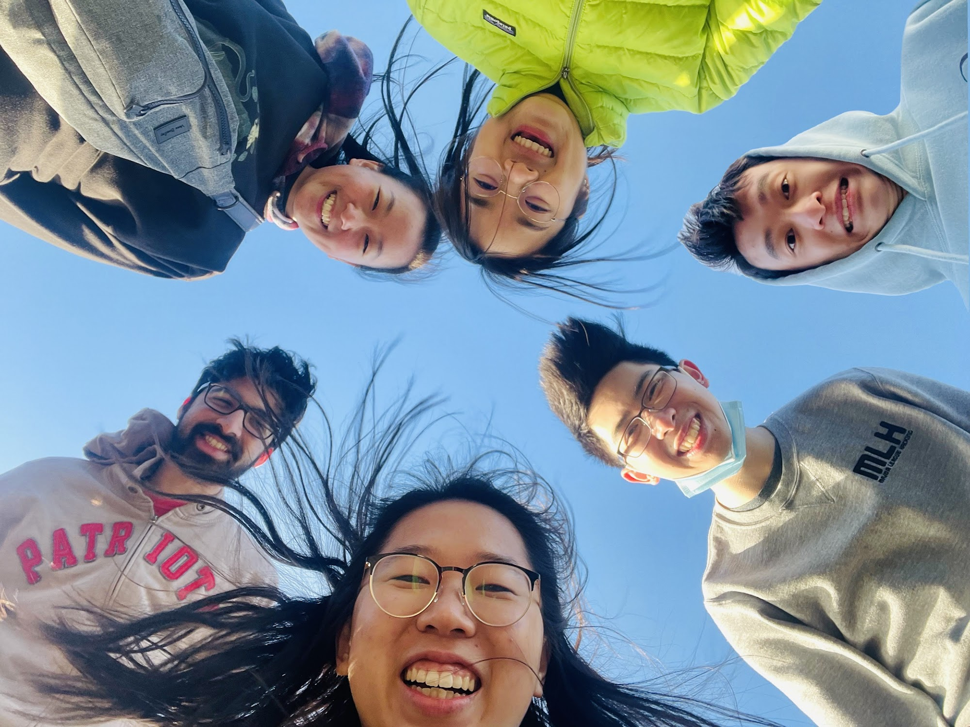 Vibhav, Esther, Jessie, LQ, Kevin, and me!