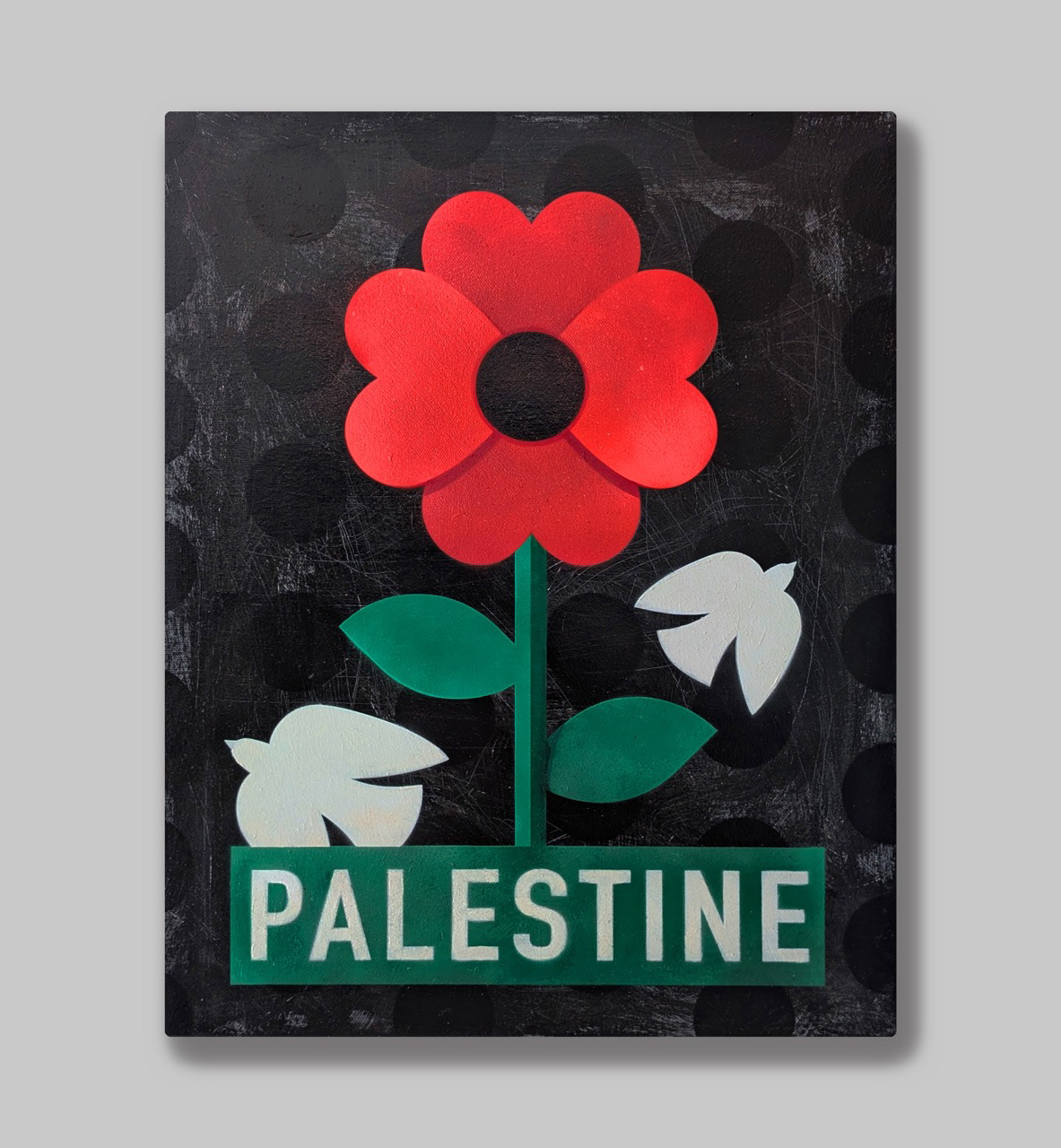 Palestine, 50 x 40 cm, Acrylic on canvas 