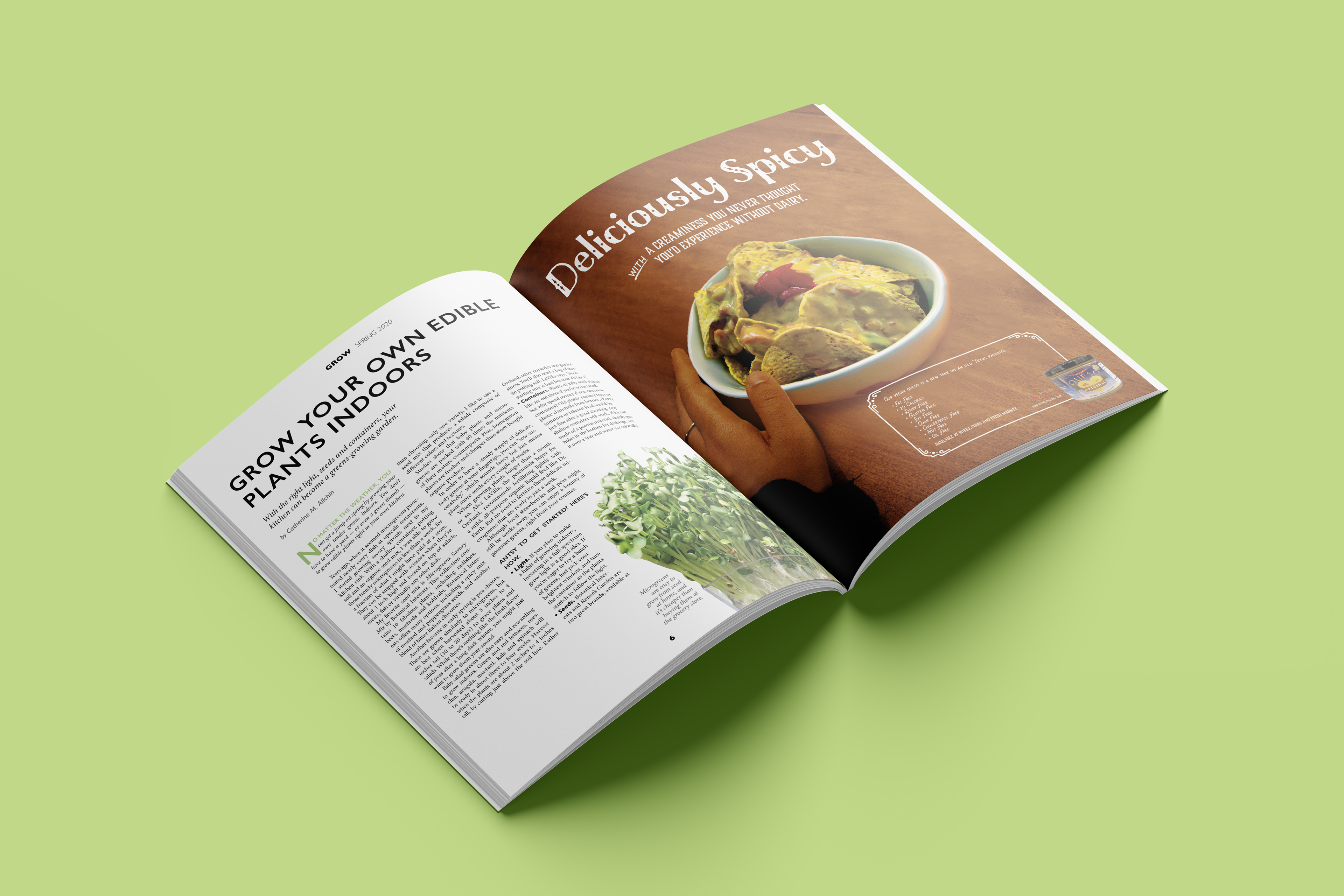 1 Page Article & External Ad