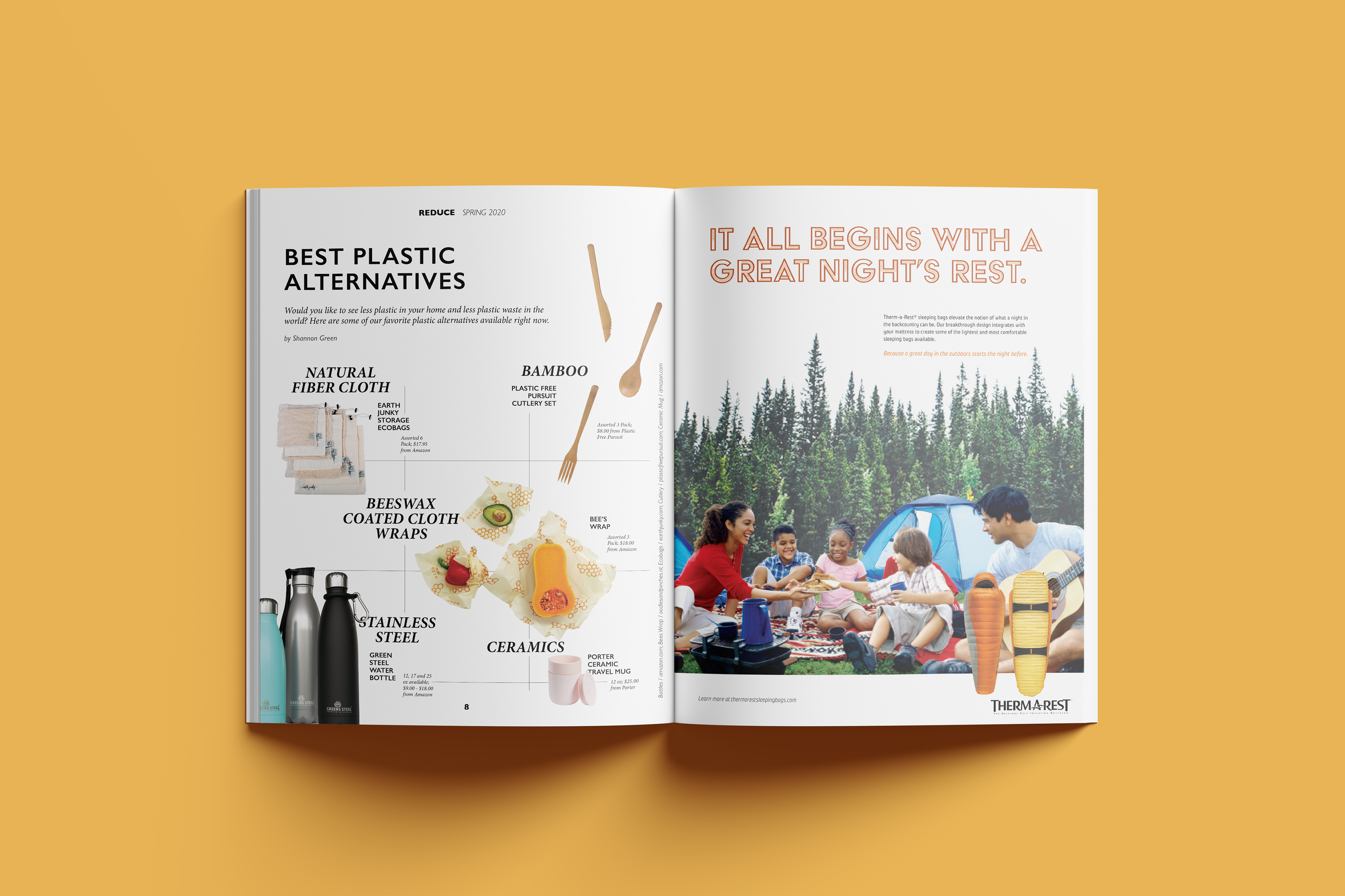 1 Page Article & External Ad