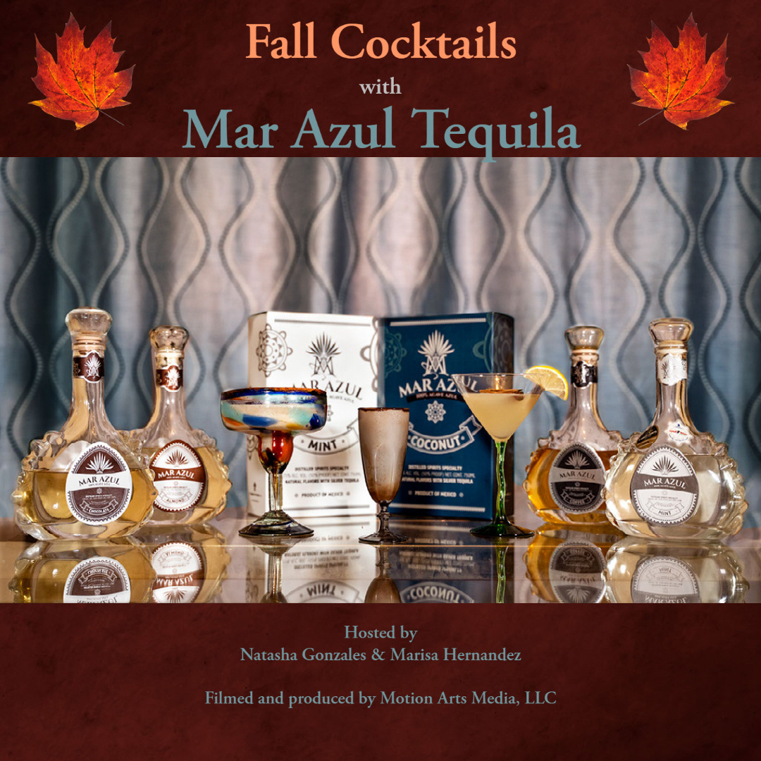 Graphic for Mar Azul Tequila for promotional video Photography by Nina A Padilla