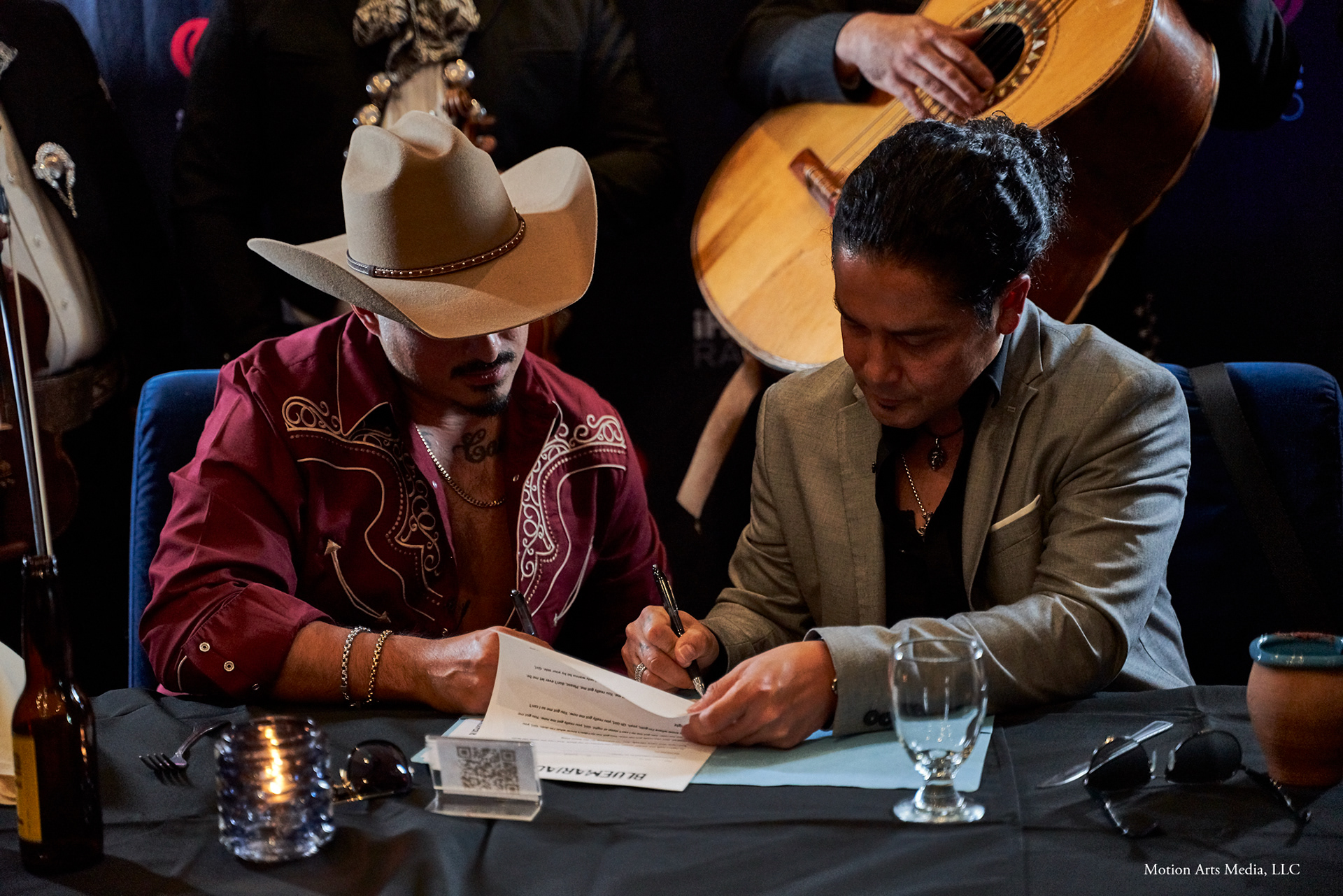 Zeus el Mero Necio & Chris Perez record label signing 