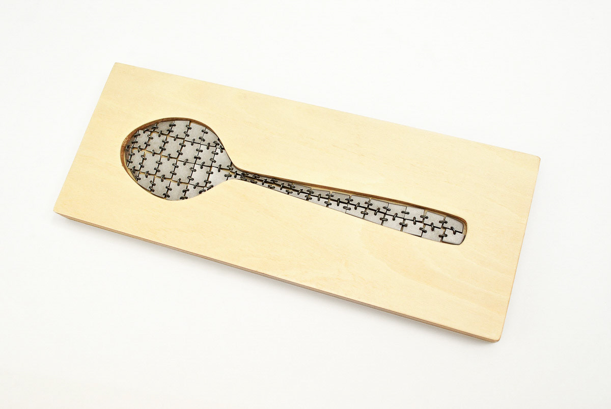 Object, 2016; spoon (stainless steel), silver  