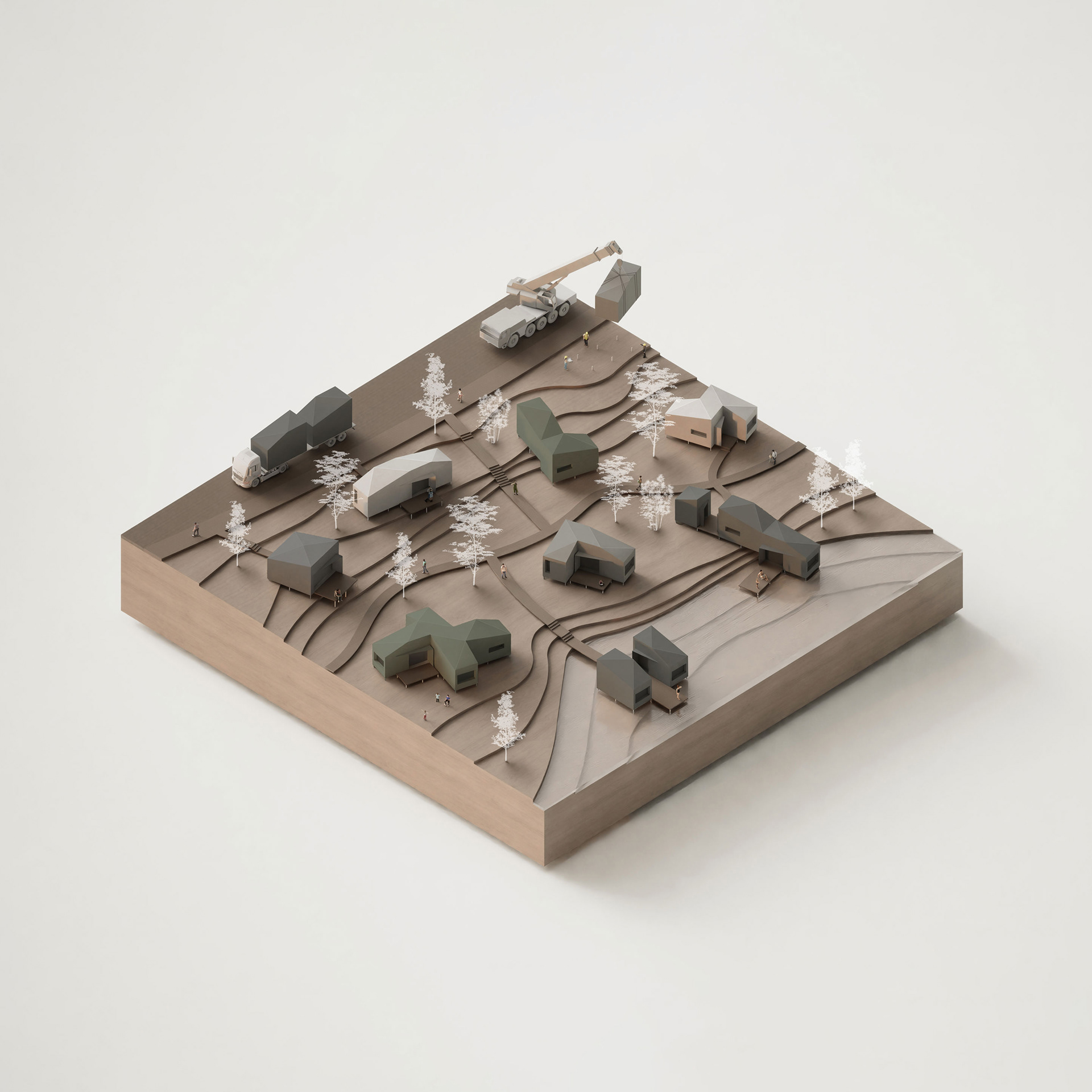 The Pods - Concept developed for Pure Architecture
