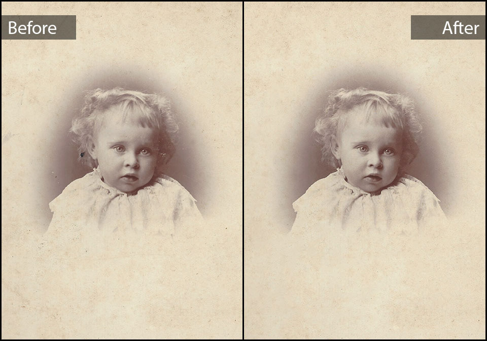 Retouched photo of ancestor
