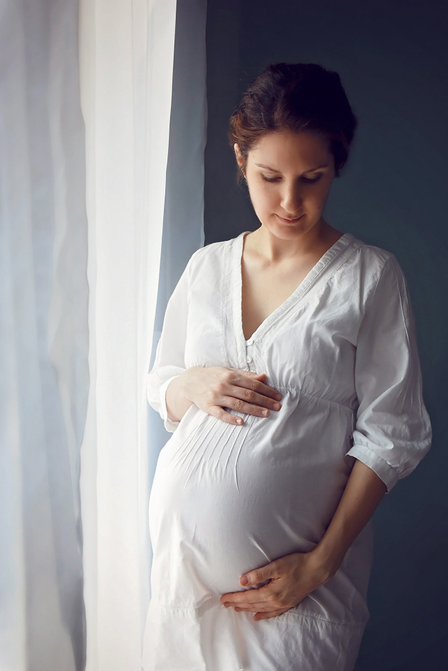 Önarcképem a második kisfiamat várva