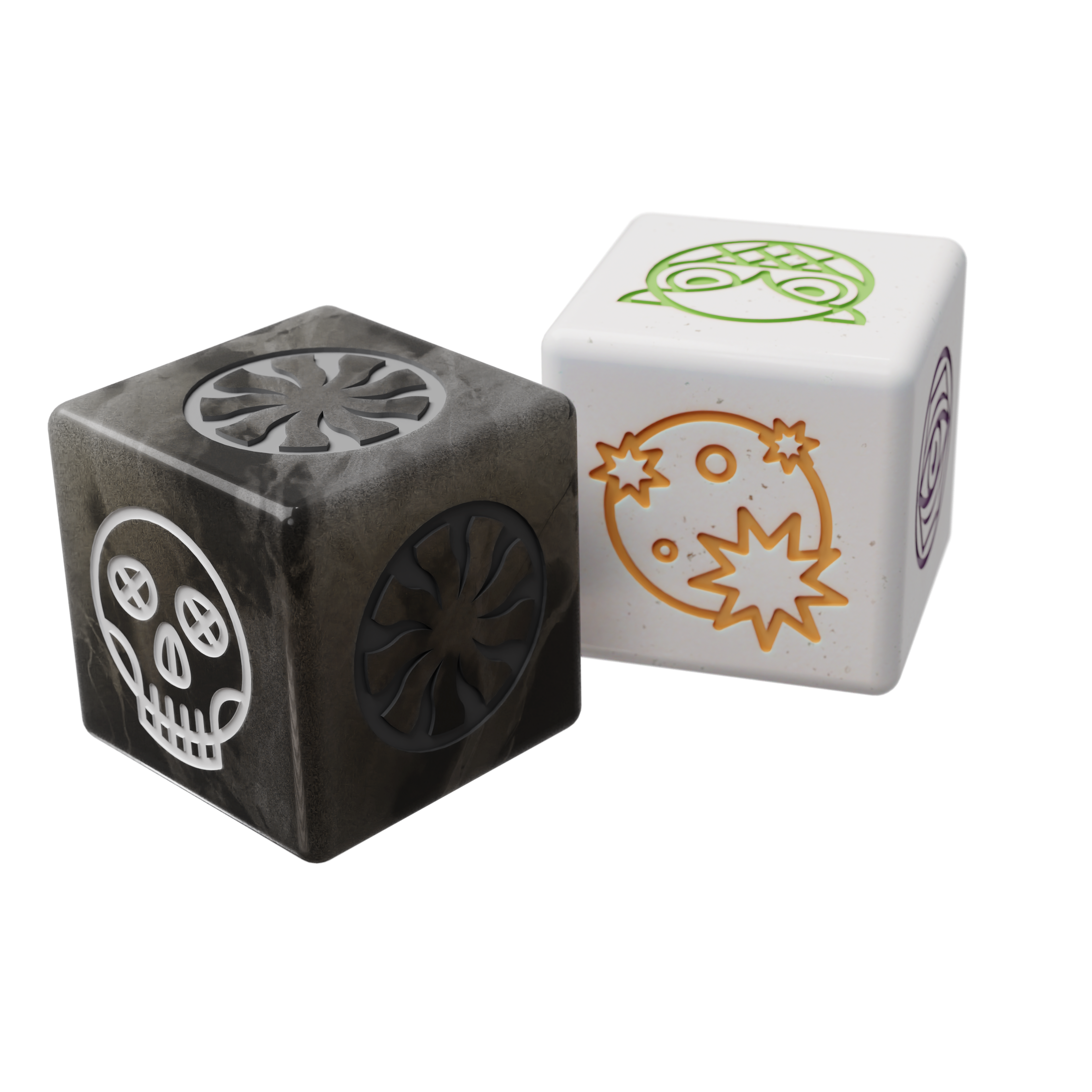 A set of dice.