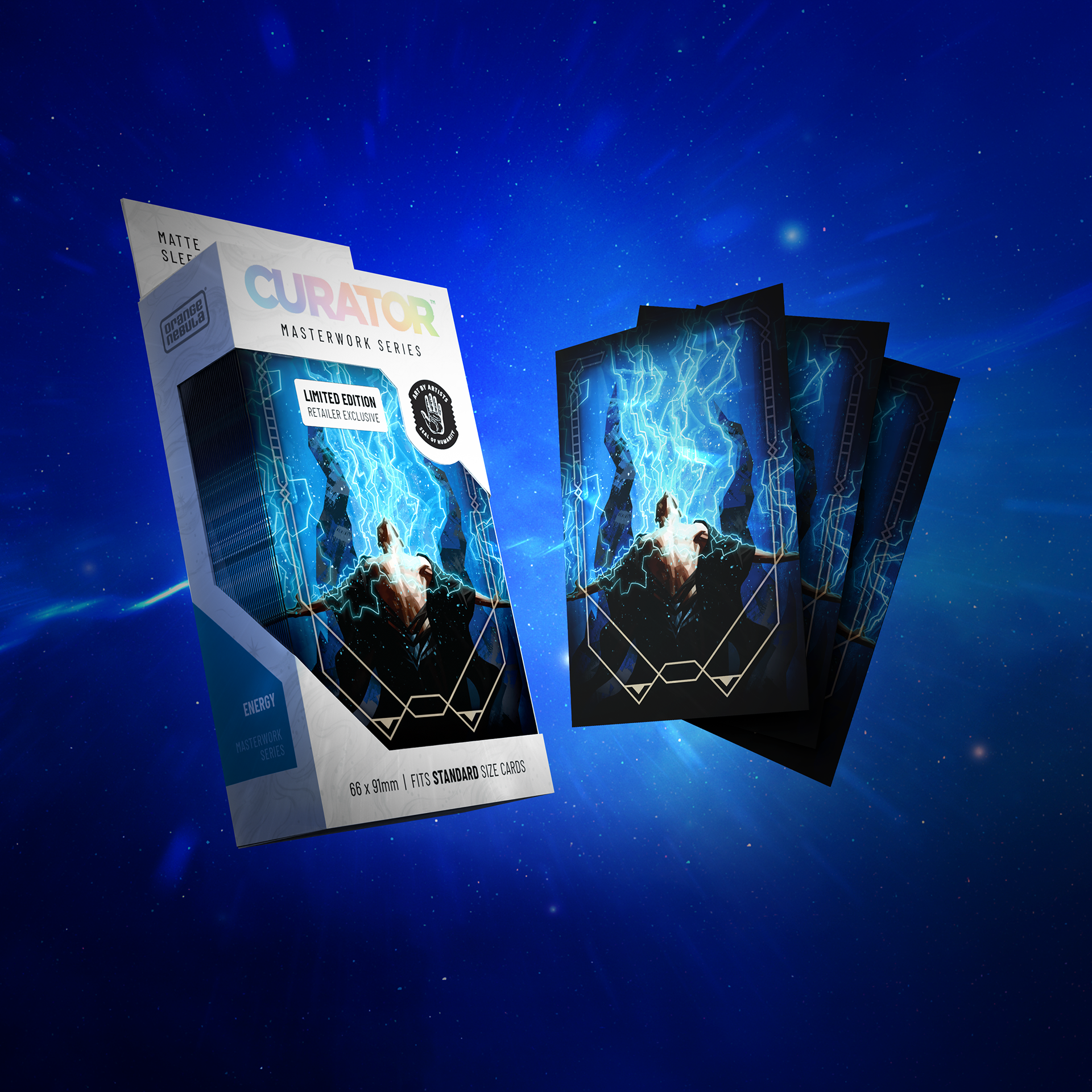 A promotional image for our limited edition retailer-exclusive sleeves.