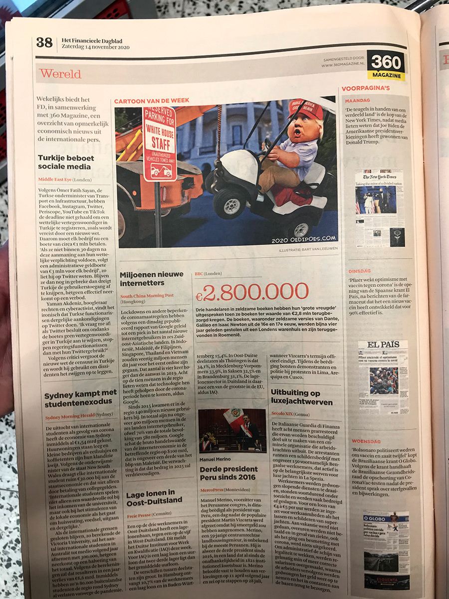 Het Financieele Dagblad 14-11-2020