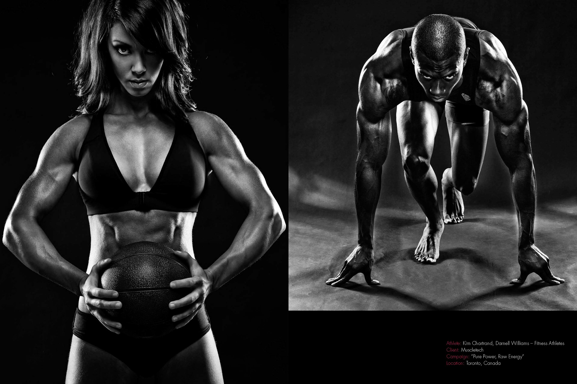 Kim Chartrand, Darnell Williams - Fitness Athletes