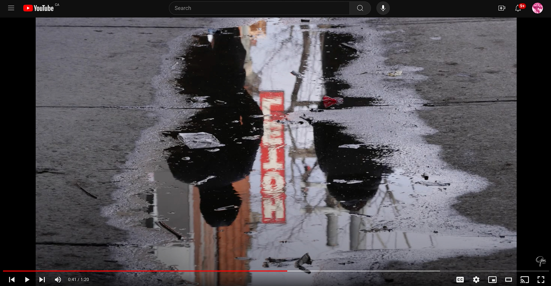 Carmine Groe's YouTube channel video series from 2019, 'Search for the Image - A Street Photography Hunt,' showcasing his street photography journey.