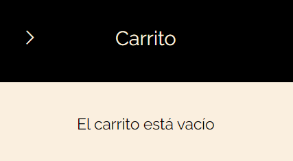 Carrito de compras