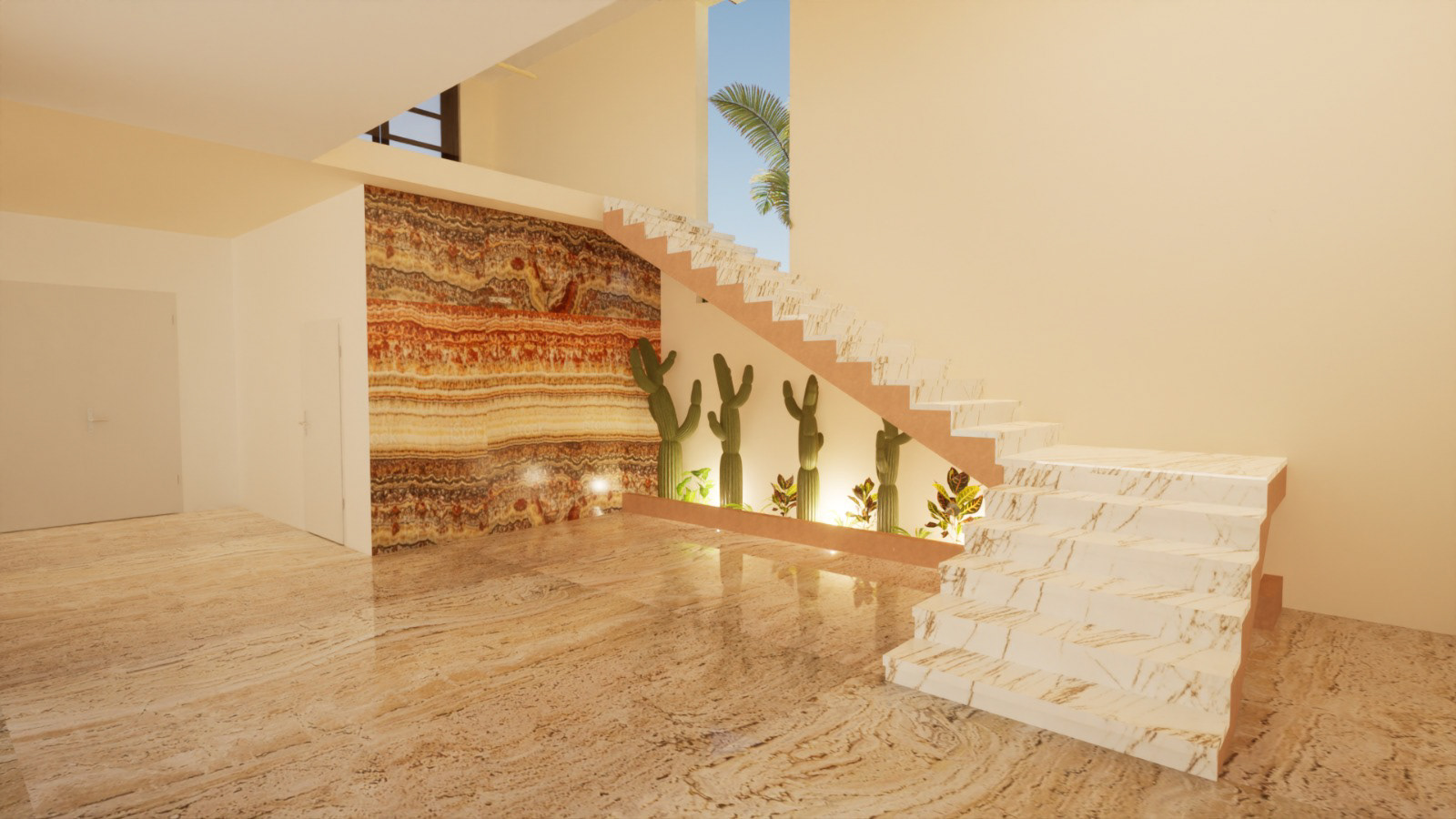 Escaleras vestíbulo