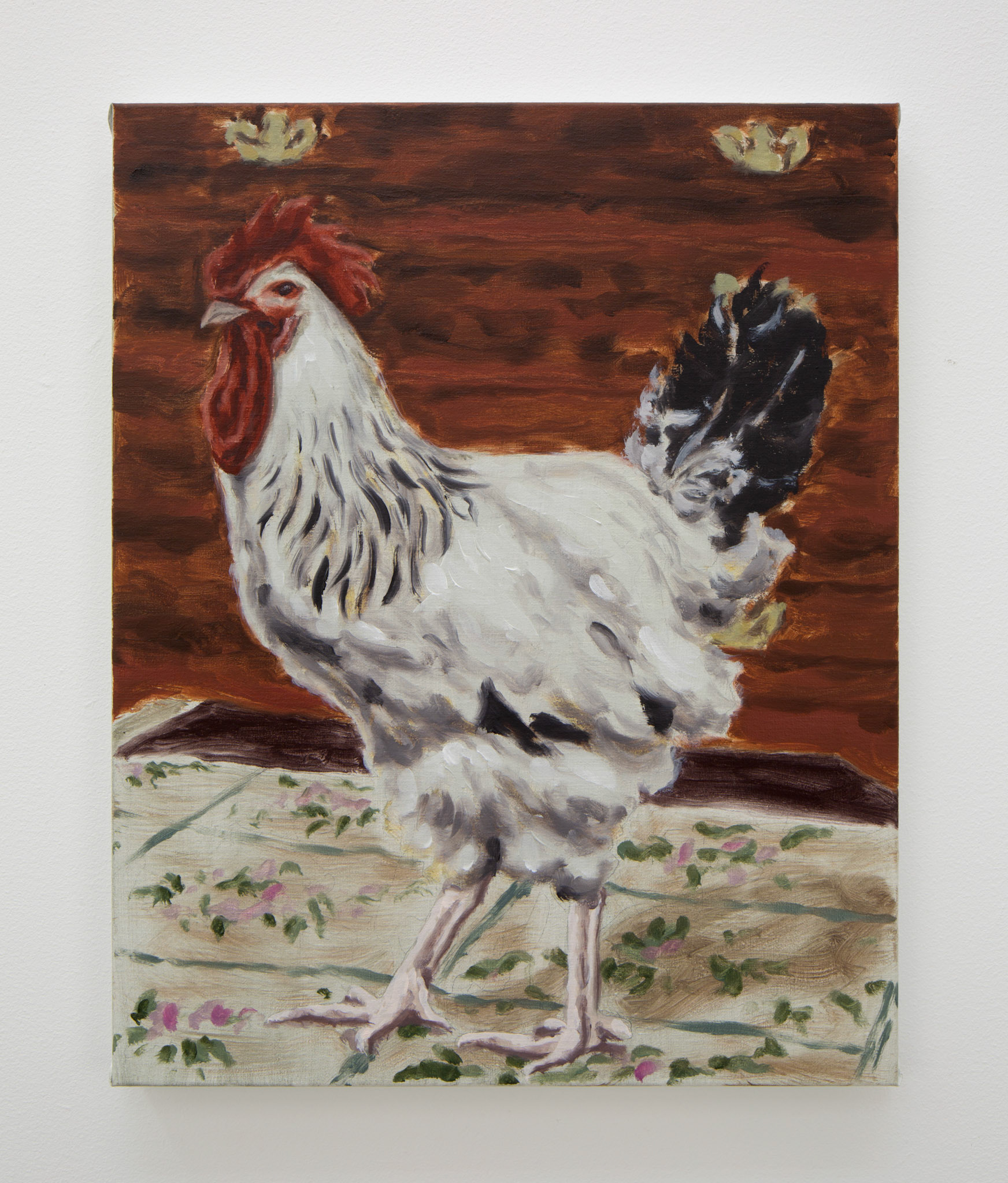 Rooster 2021 Olja på duk 50x40cm