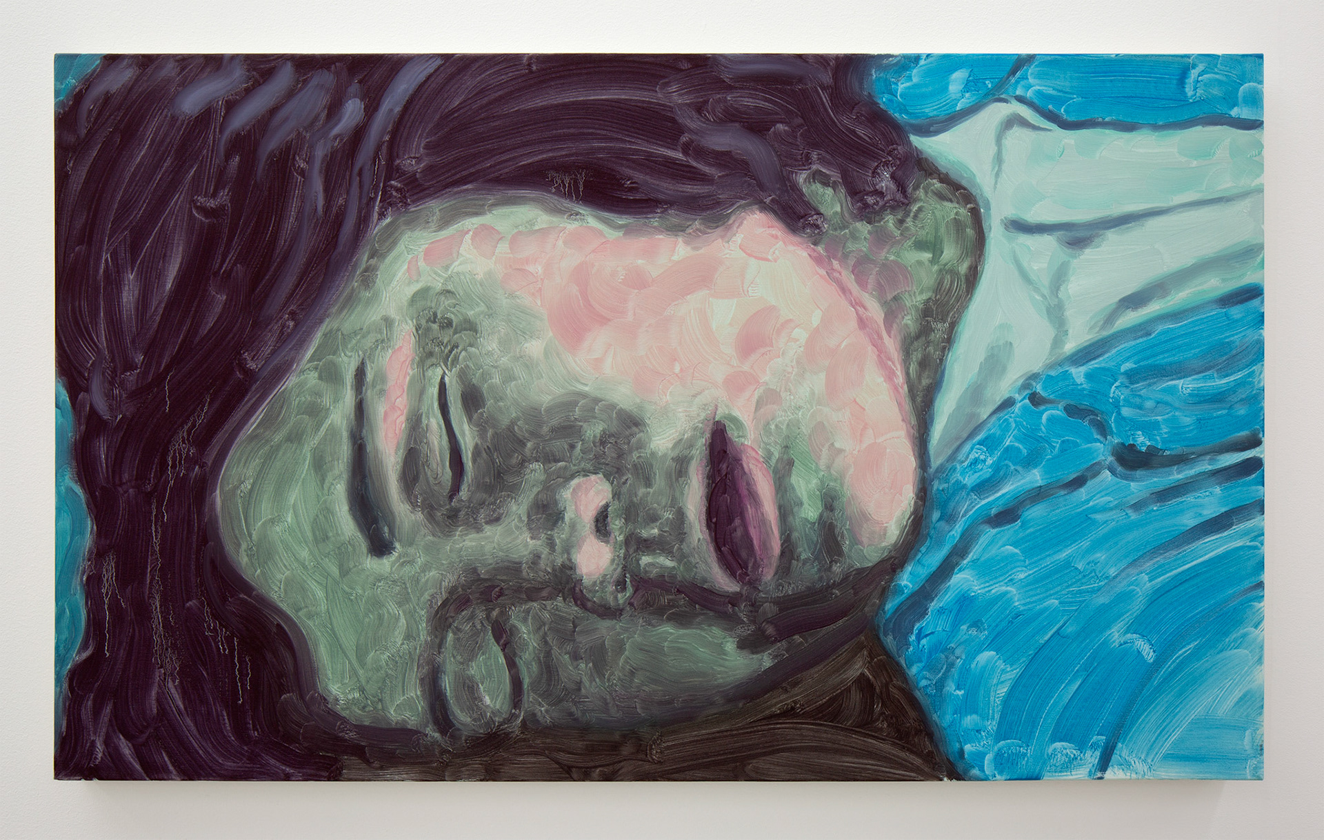 Sleeper / Dreamer, 2021 Olja på duk 100 x 60 cm